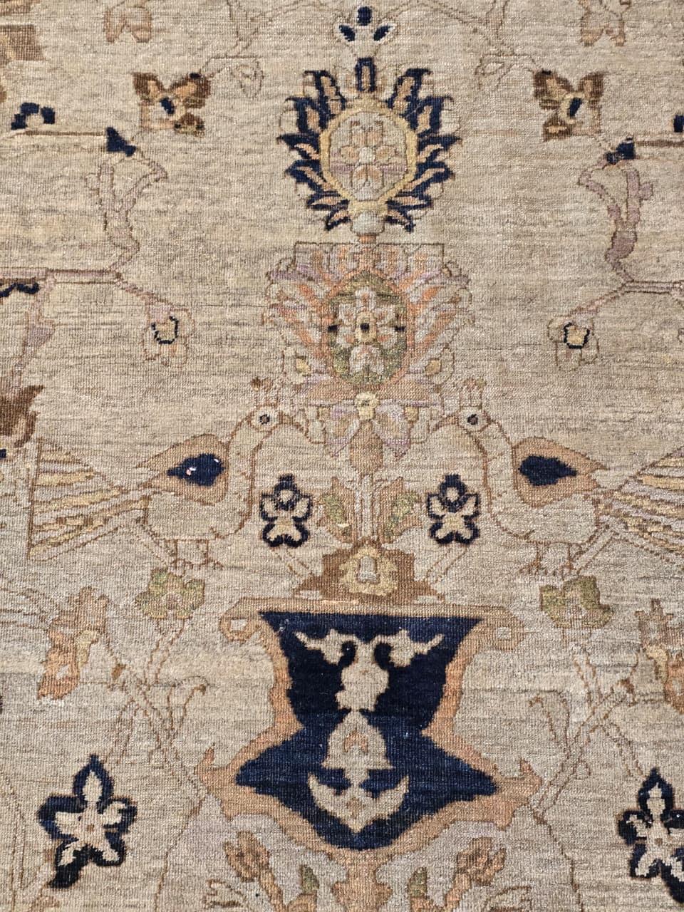 Extrem seltener antiker Tabriz Haji Jalili Teppich aus dem späten 19. Jahrhundert - 95