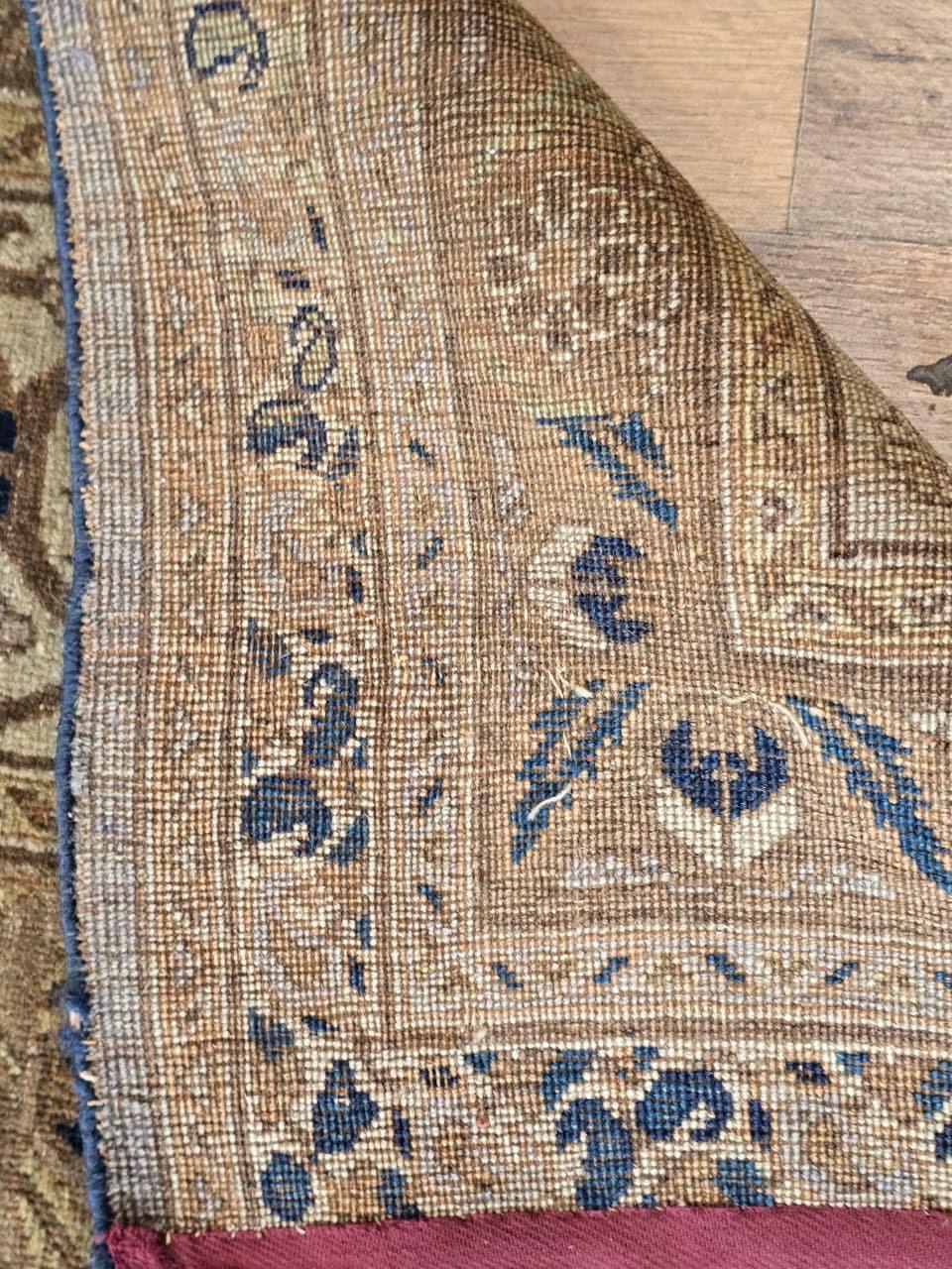 Extrem seltener antiker Tabriz Haji Jalili Teppich aus dem späten 19. Jahrhundert - 95