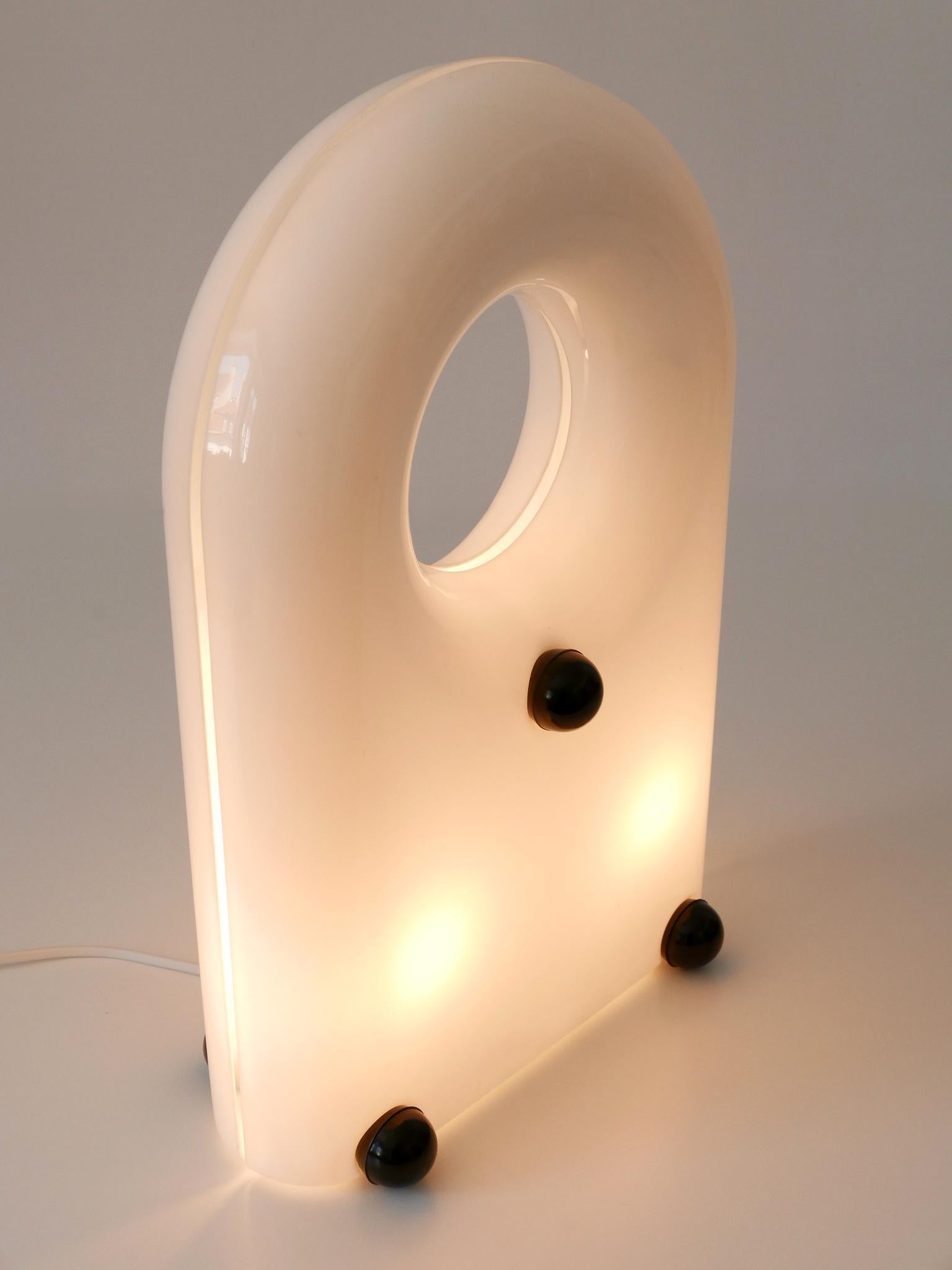 Italian Extremely Rare Lucite Table Lamp or Floor Light by Elio Martinelli 1969 Italy For Sale