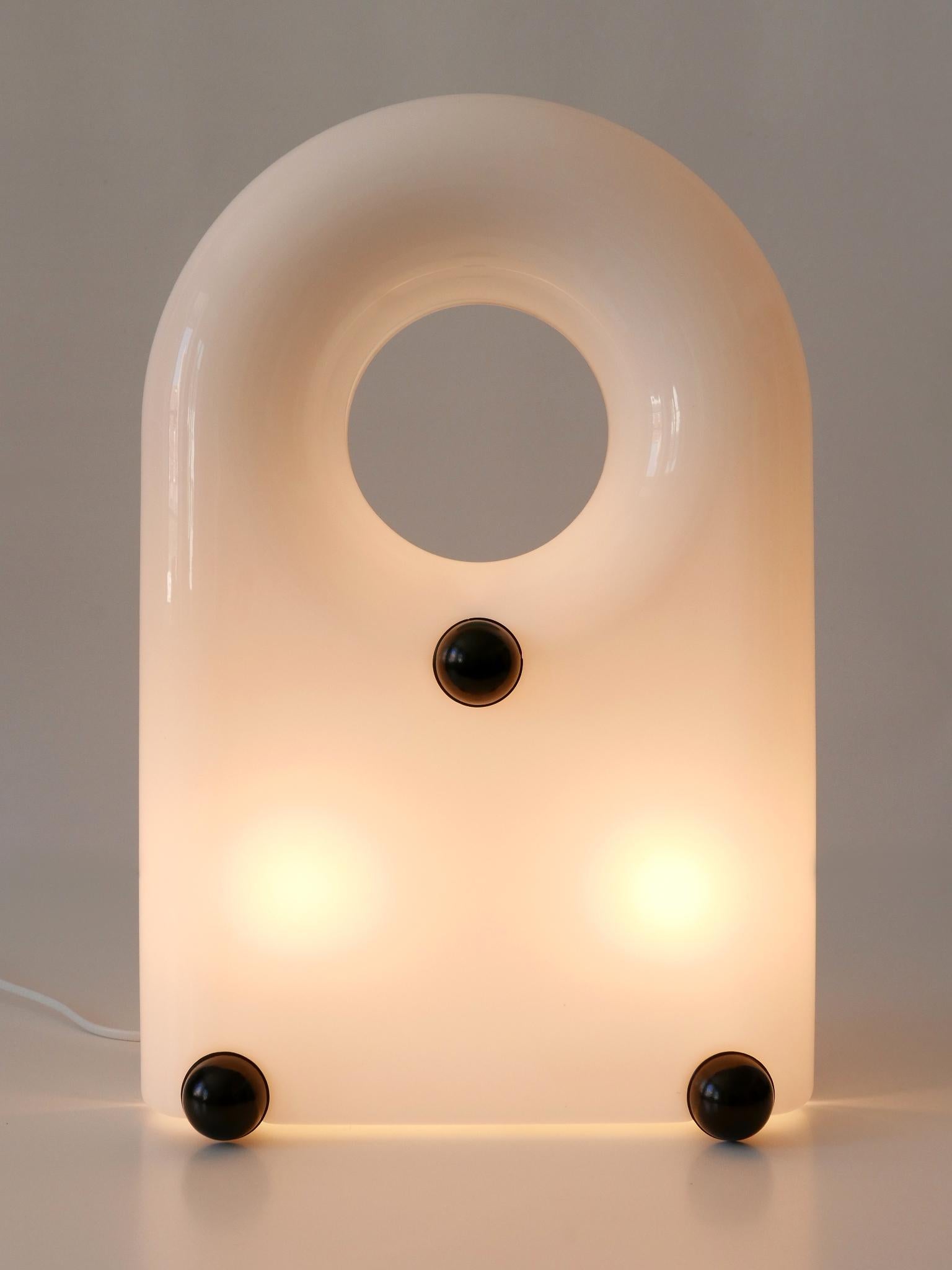 Mid-20th Century Extremely Rare Lucite Table Lamp or Floor Light by Elio Martinelli 1969 Italy For Sale