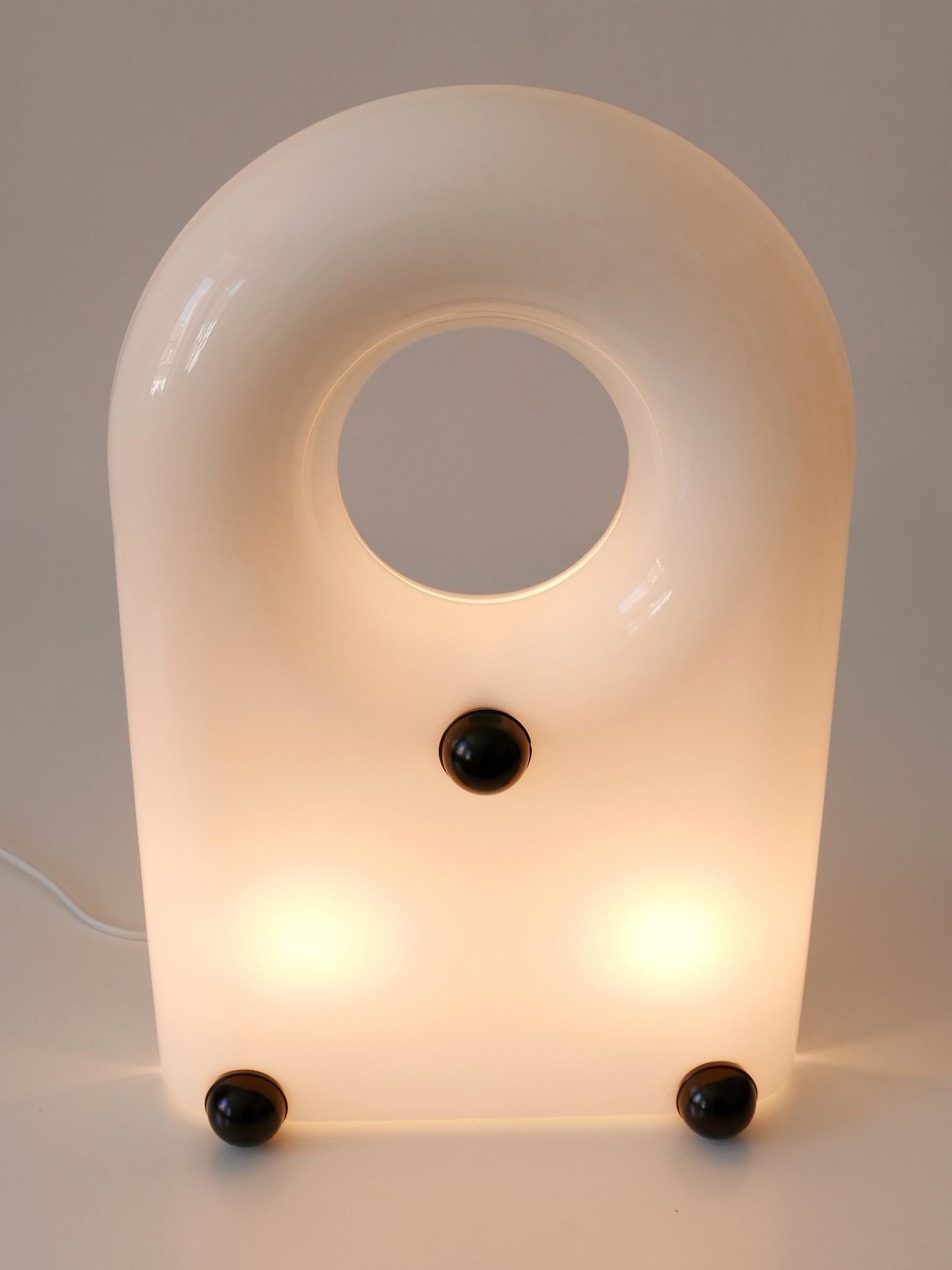 Extremely Rare Lucite Table Lamp or Floor Light by Elio Martinelli 1969 Italy For Sale 1