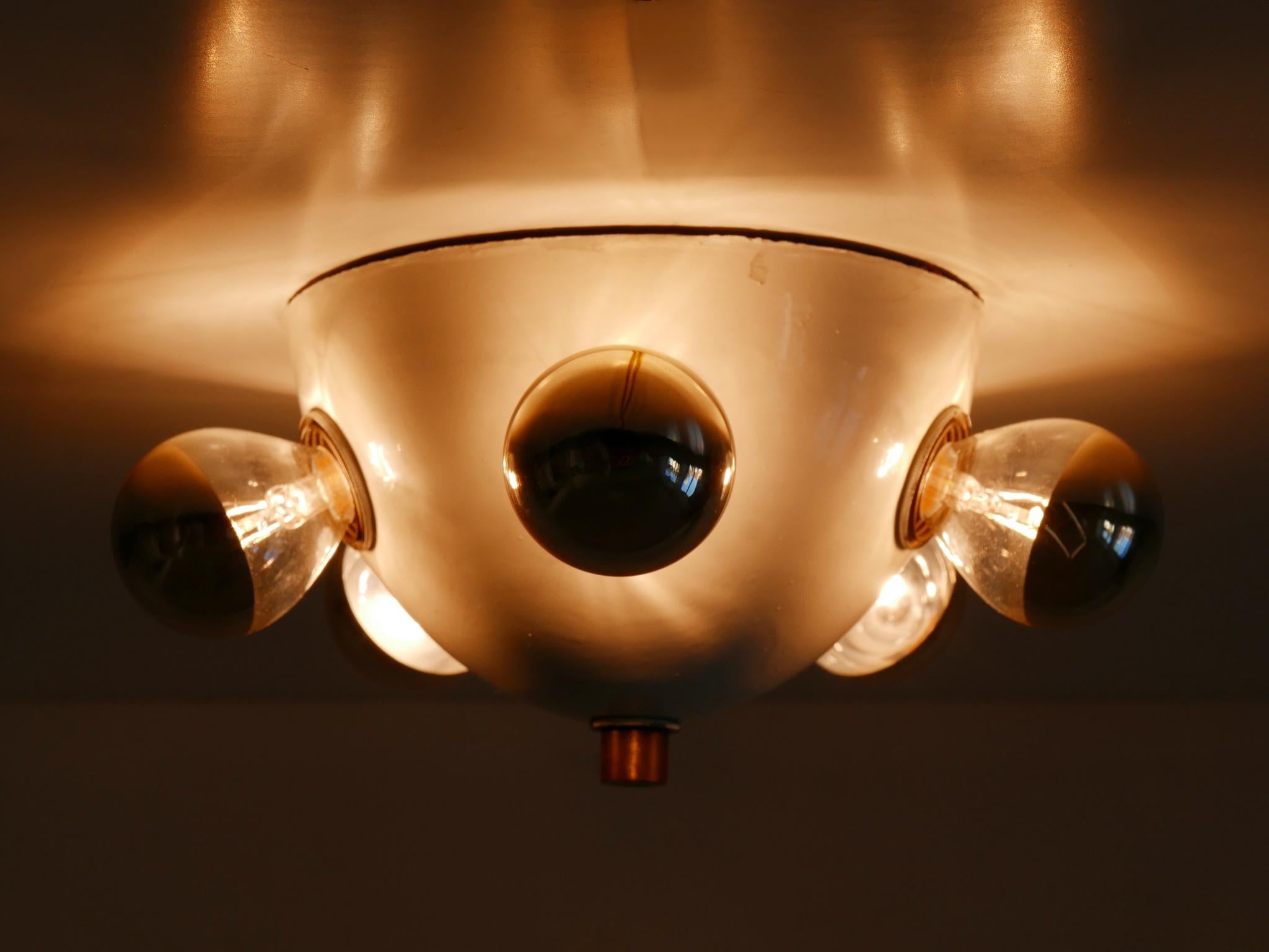 Extremely Rare Mid-Century Modern Flush Mount or Wall Fixture Germany 1960s For Sale 6