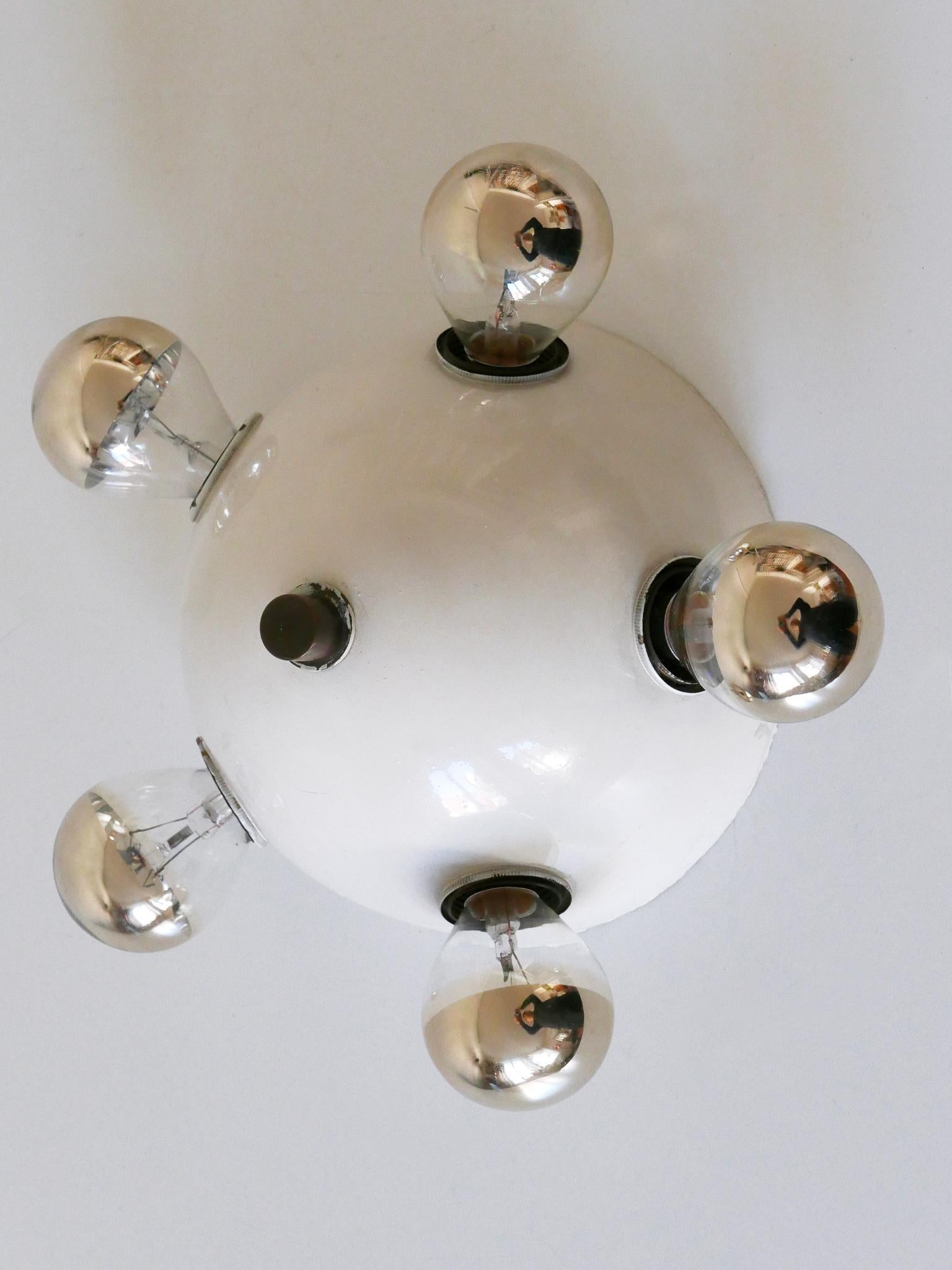 Extremely Rare Mid-Century Modern Flush Mount or Wall Fixture Germany 1960s For Sale 9