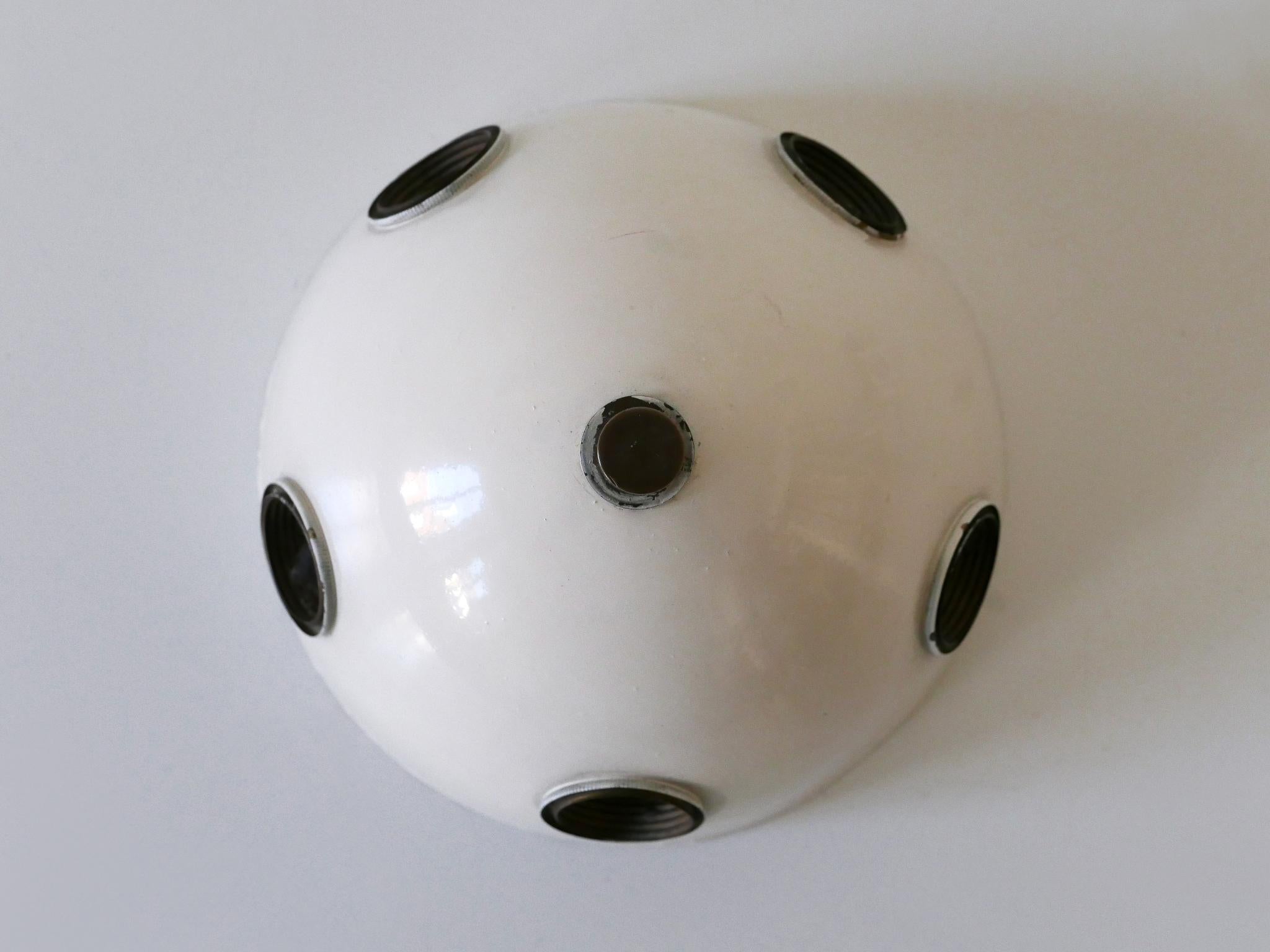 Extremely Rare Mid-Century Modern Flush Mount or Wall Fixture Germany 1960s For Sale 13