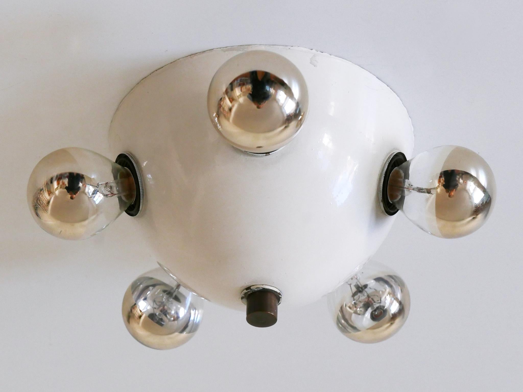 Extremely Rare Mid-Century Modern Flush Mount or Wall Fixture Germany 1960s For Sale 3