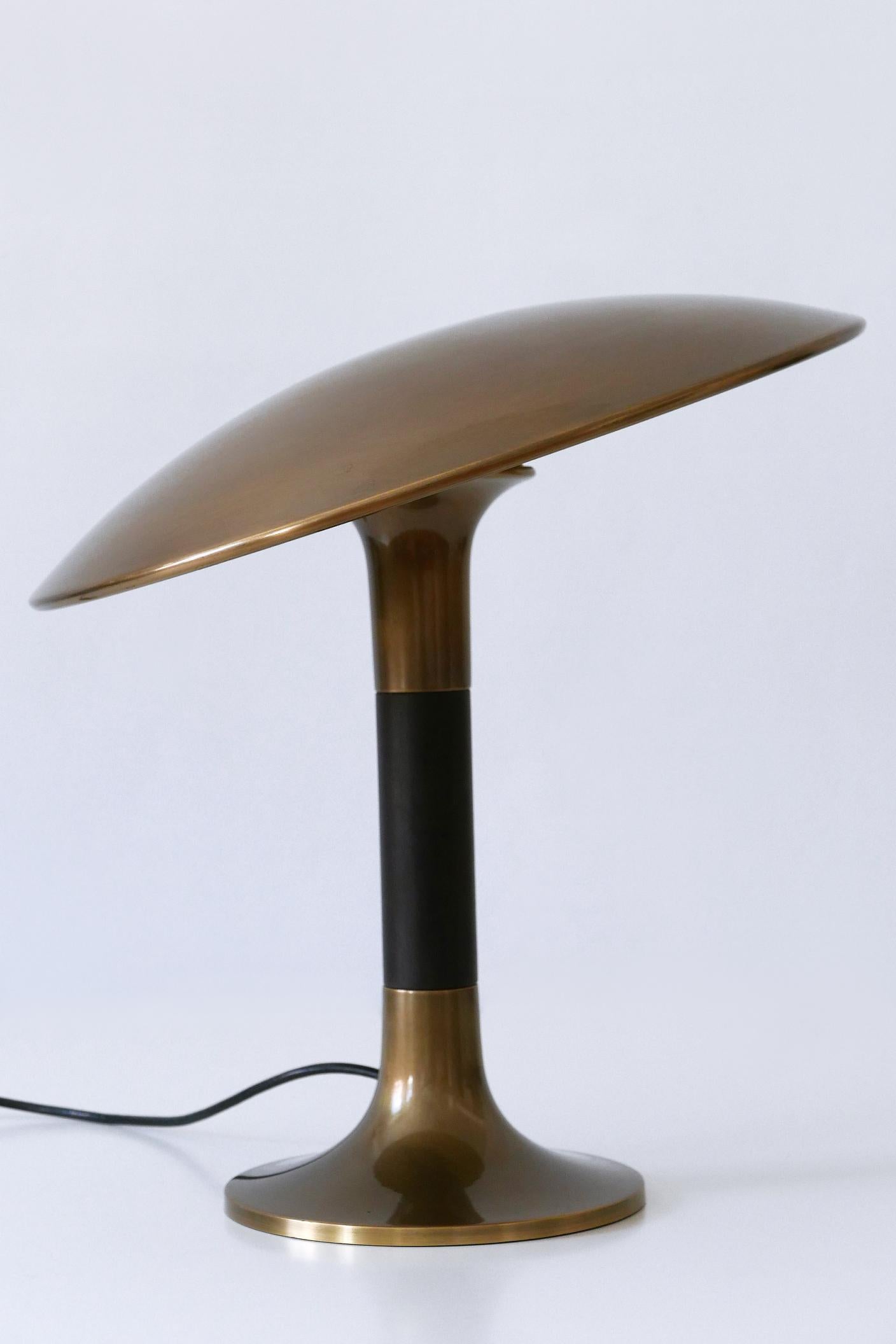 Lampe de table moderne du milieu du siècle dernier extrêmement rare de Florian Schulz, Allemagne, 1960 en vente 3