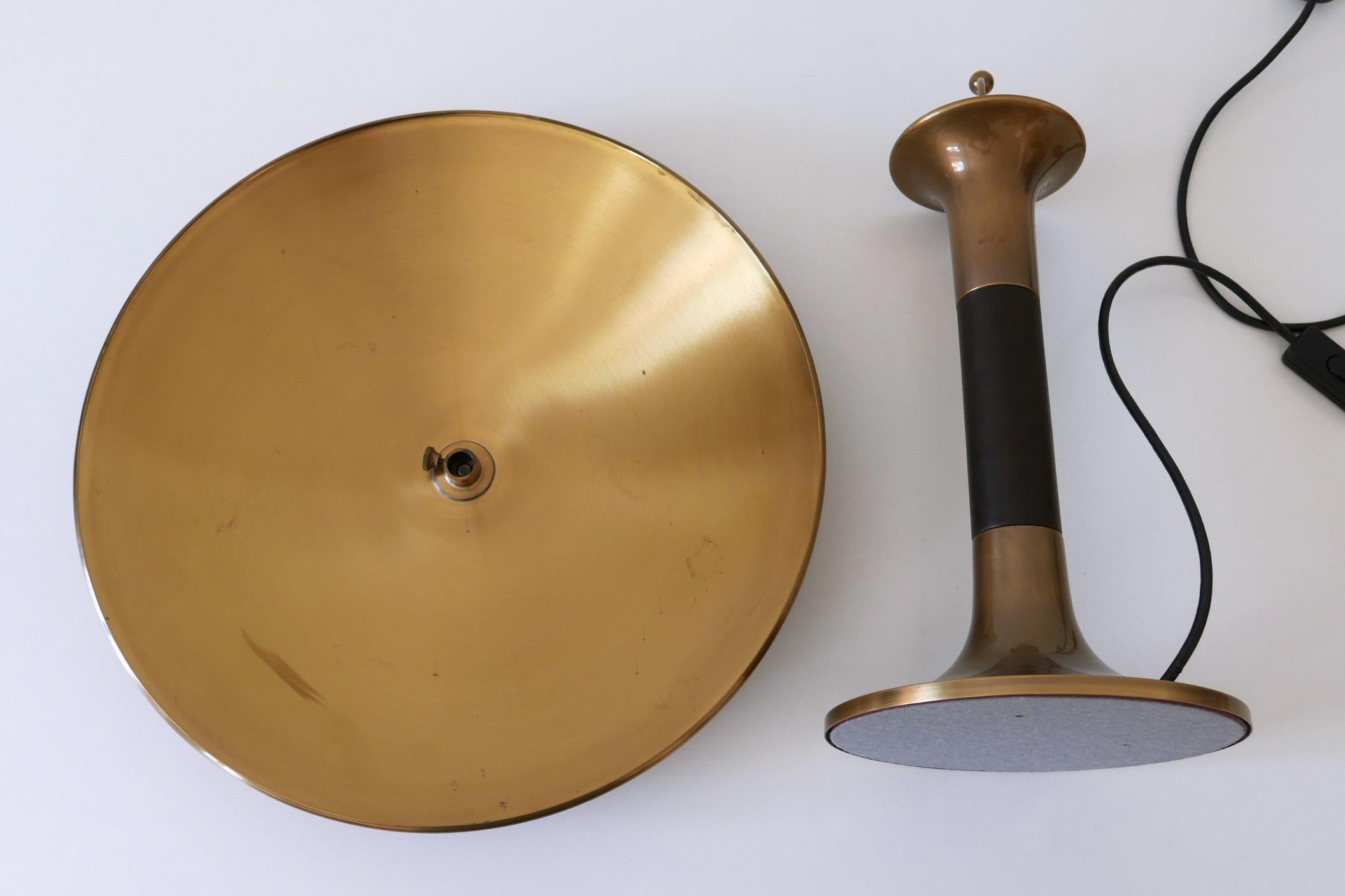 Lampe de table moderne du milieu du siècle dernier extrêmement rare de Florian Schulz, Allemagne, 1960 en vente 12