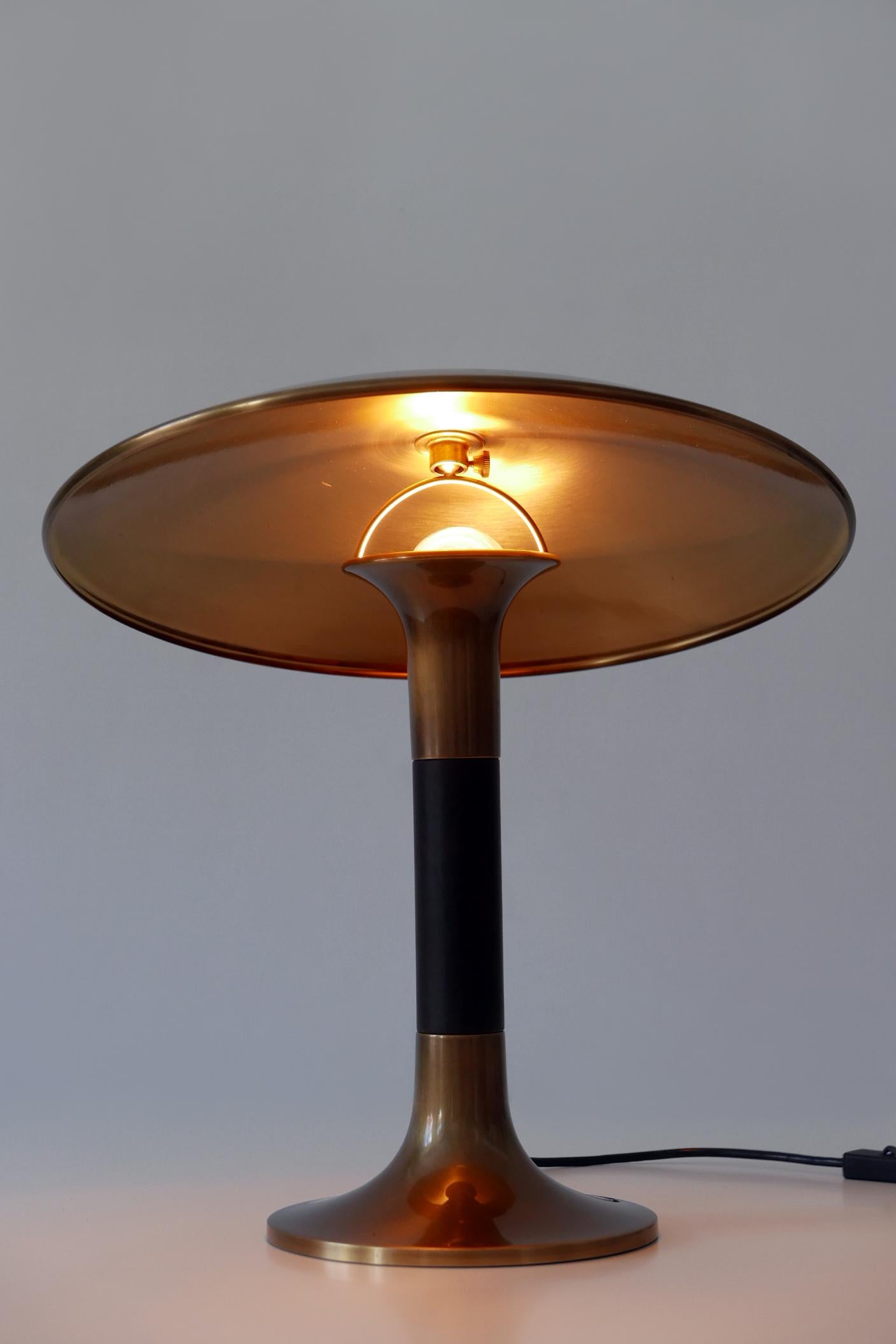 Milieu du XXe siècle Lampe de table moderne du milieu du siècle dernier extrêmement rare de Florian Schulz, Allemagne, 1960 en vente