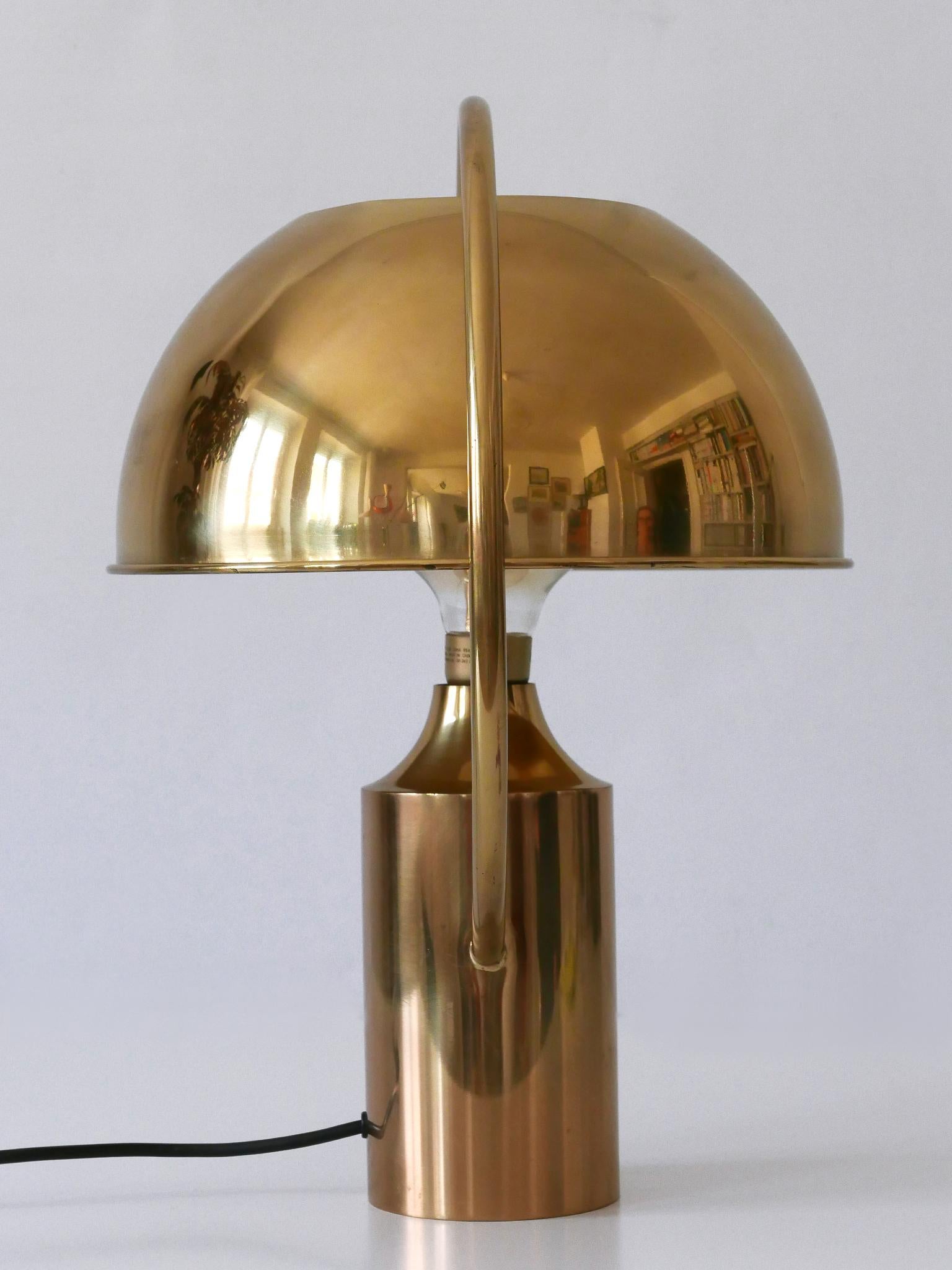 Äußerst seltene Mid-Century-Modern-Tischlampe von Florian Schulz Deutschland 1970er Jahre im Angebot 3