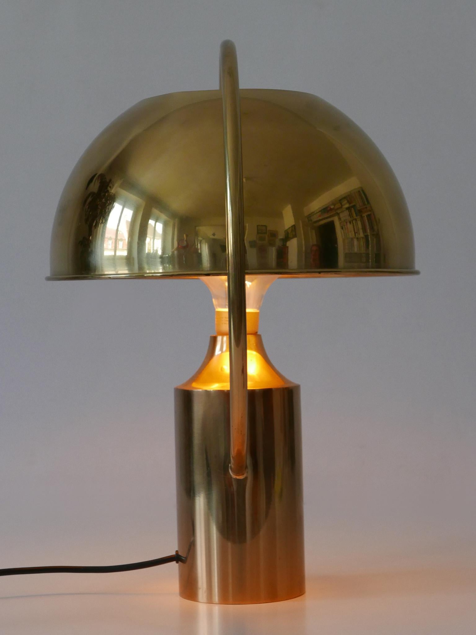 Äußerst seltene Mid-Century-Modern-Tischlampe von Florian Schulz Deutschland 1970er Jahre im Angebot 4
