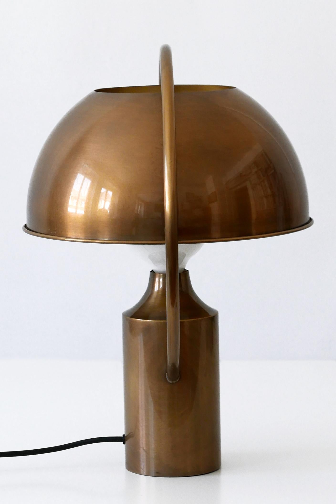 Extremely Rare Mid-Century Modern Table Lamp by Florian Schulz Germany 1970s For Sale 4