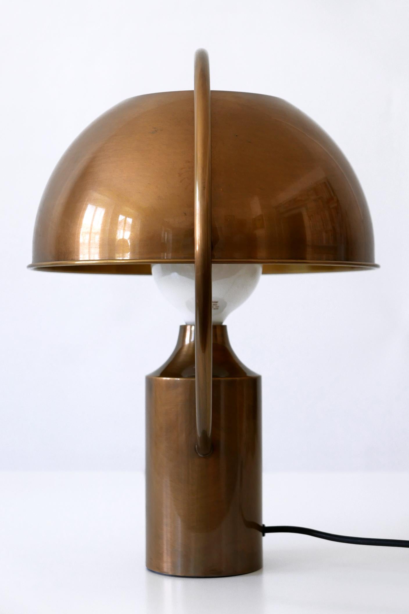 Extremely Rare Mid-Century Modern Table Lamp by Florian Schulz Germany 1970s For Sale 5
