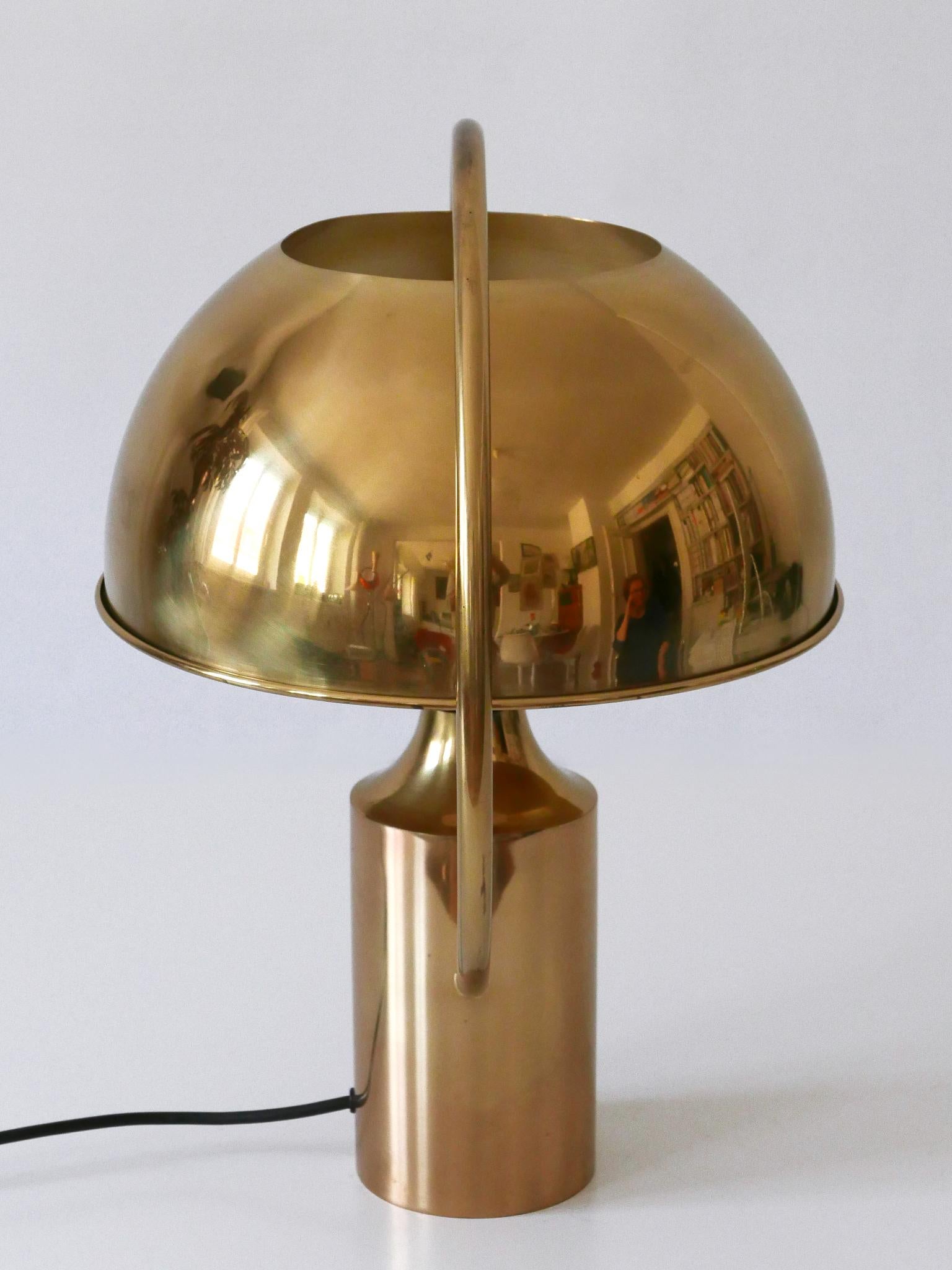 Äußerst seltene Mid-Century-Modern-Tischlampe von Florian Schulz Deutschland 1970er Jahre im Angebot 9