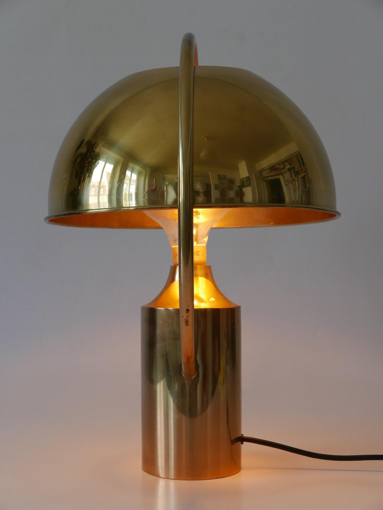 Äußerst seltene Mid-Century-Modern-Tischlampe von Florian Schulz Deutschland 1970er Jahre im Angebot 1