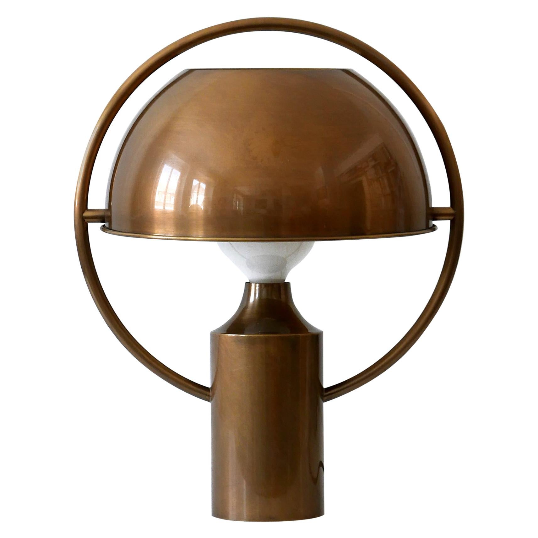 Lampe de bureau extrêmement rare de style moderne du milieu du siècle dernier par Florian Schulz, Allemagne, 1970 en vente