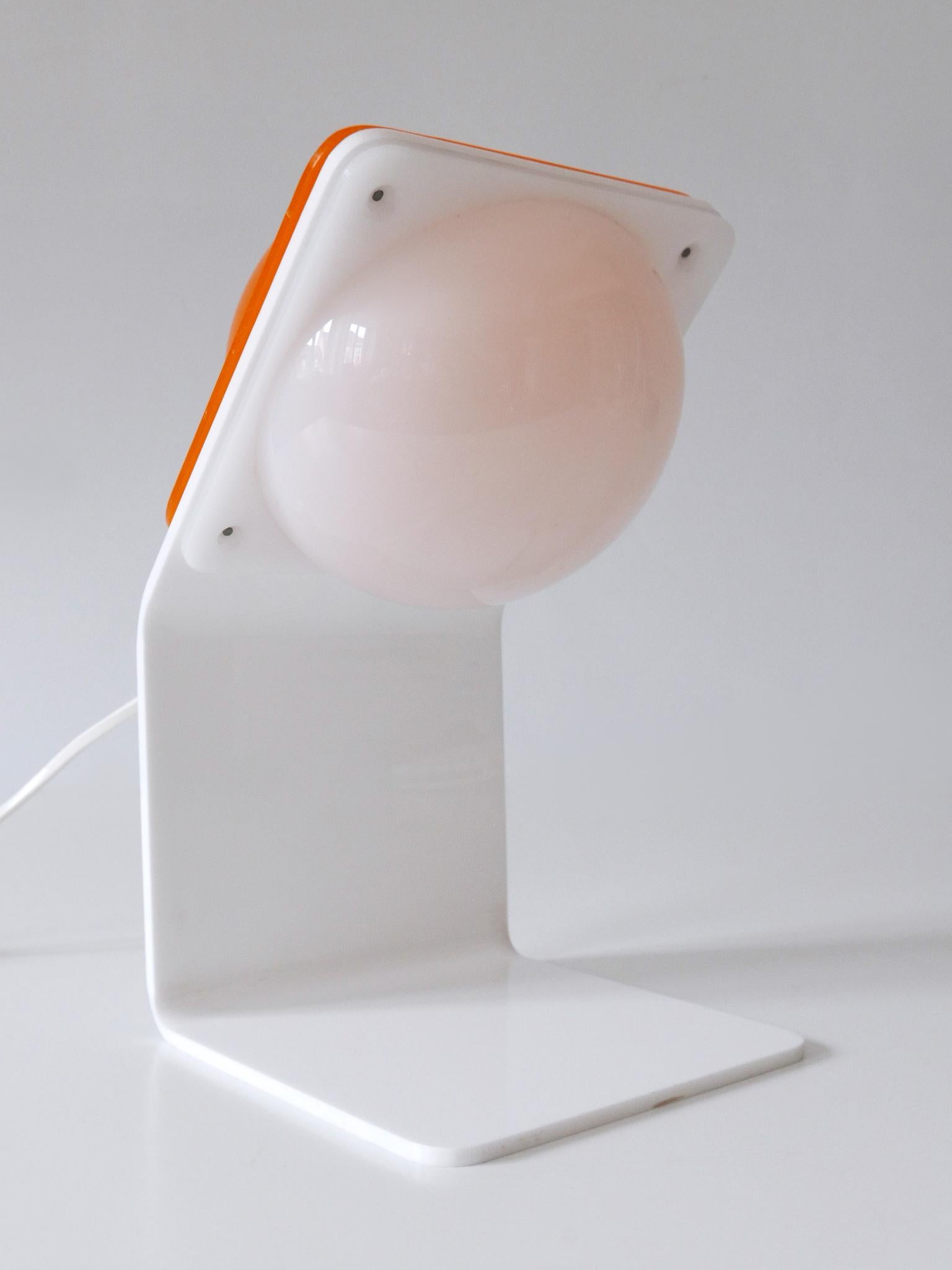 Lampe de bureau mi-siècle moderne extrêmement rare par Harvey Guzzini, Italie, 1970 en vente 5