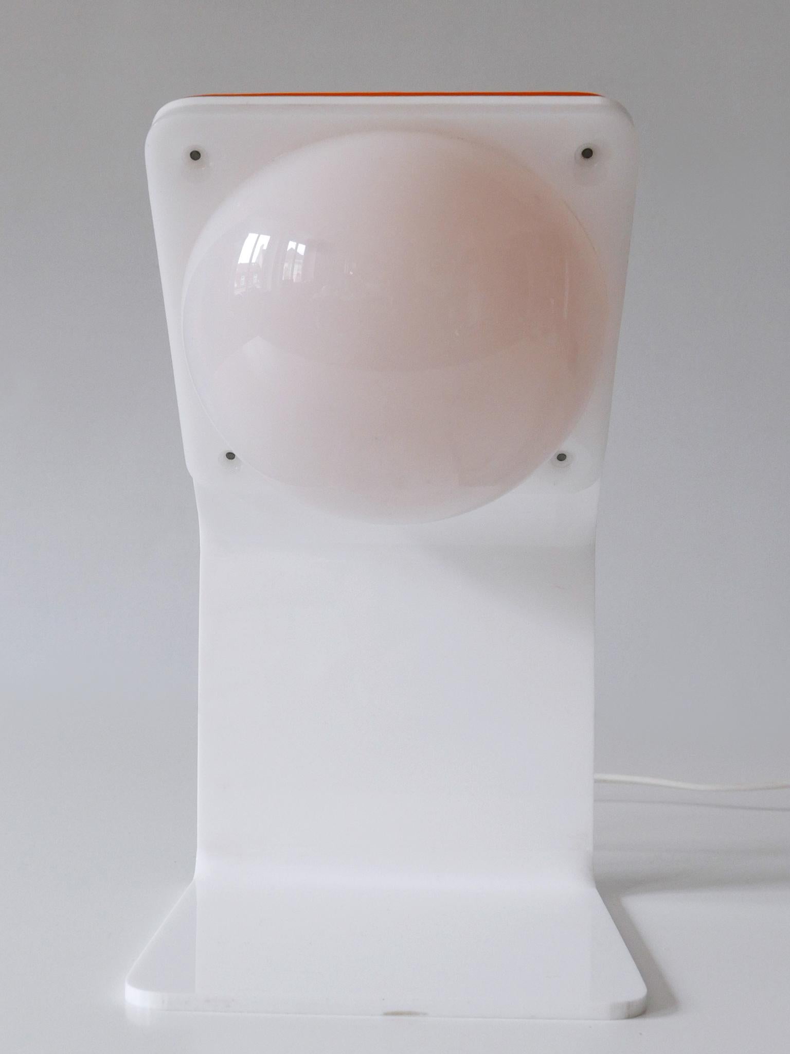 Lampe de bureau mi-siècle moderne extrêmement rare par Harvey Guzzini, Italie, 1970 en vente 11