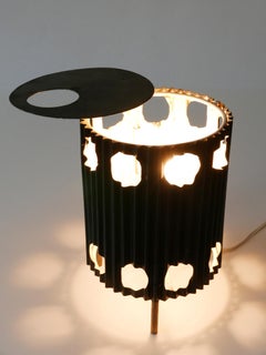 Lampada da tavolo 'Java' di Mathieu Matégot degli anni '50, estremamente rara e di metà secolo.
