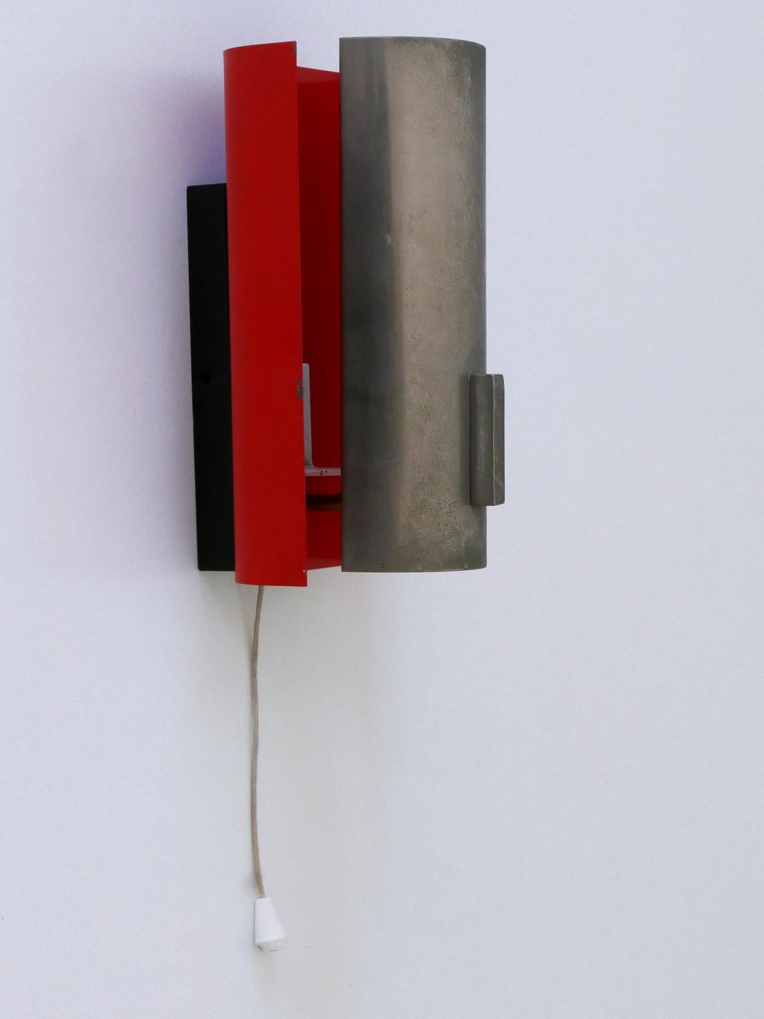 Extrêmement rare applique ou lampe murale du milieu du siècle par Sölken Leuchten Allemagne années 1960 en vente 3