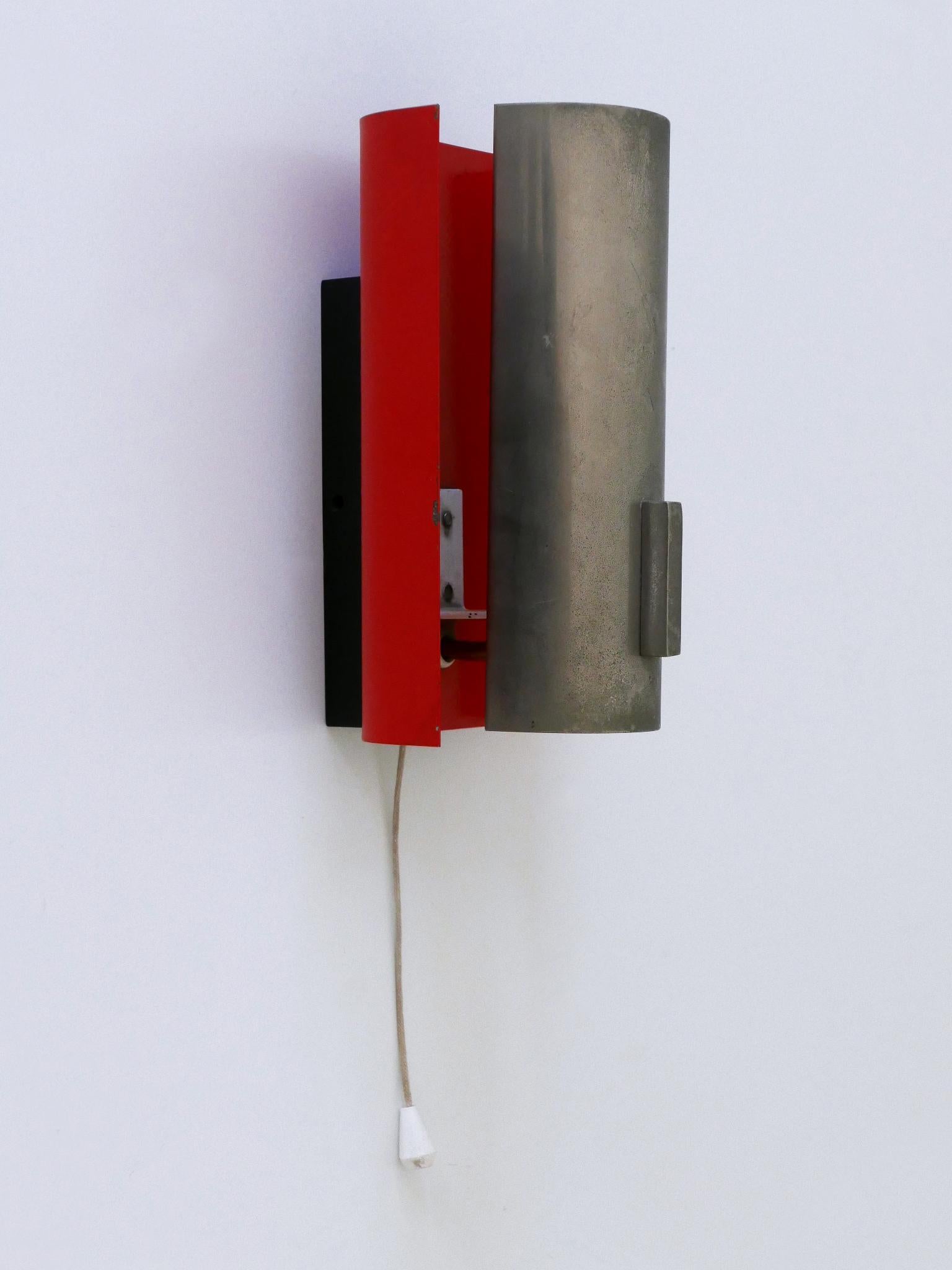Extrêmement rare applique ou lampe murale du milieu du siècle par Sölken Leuchten Allemagne années 1960 en vente 5