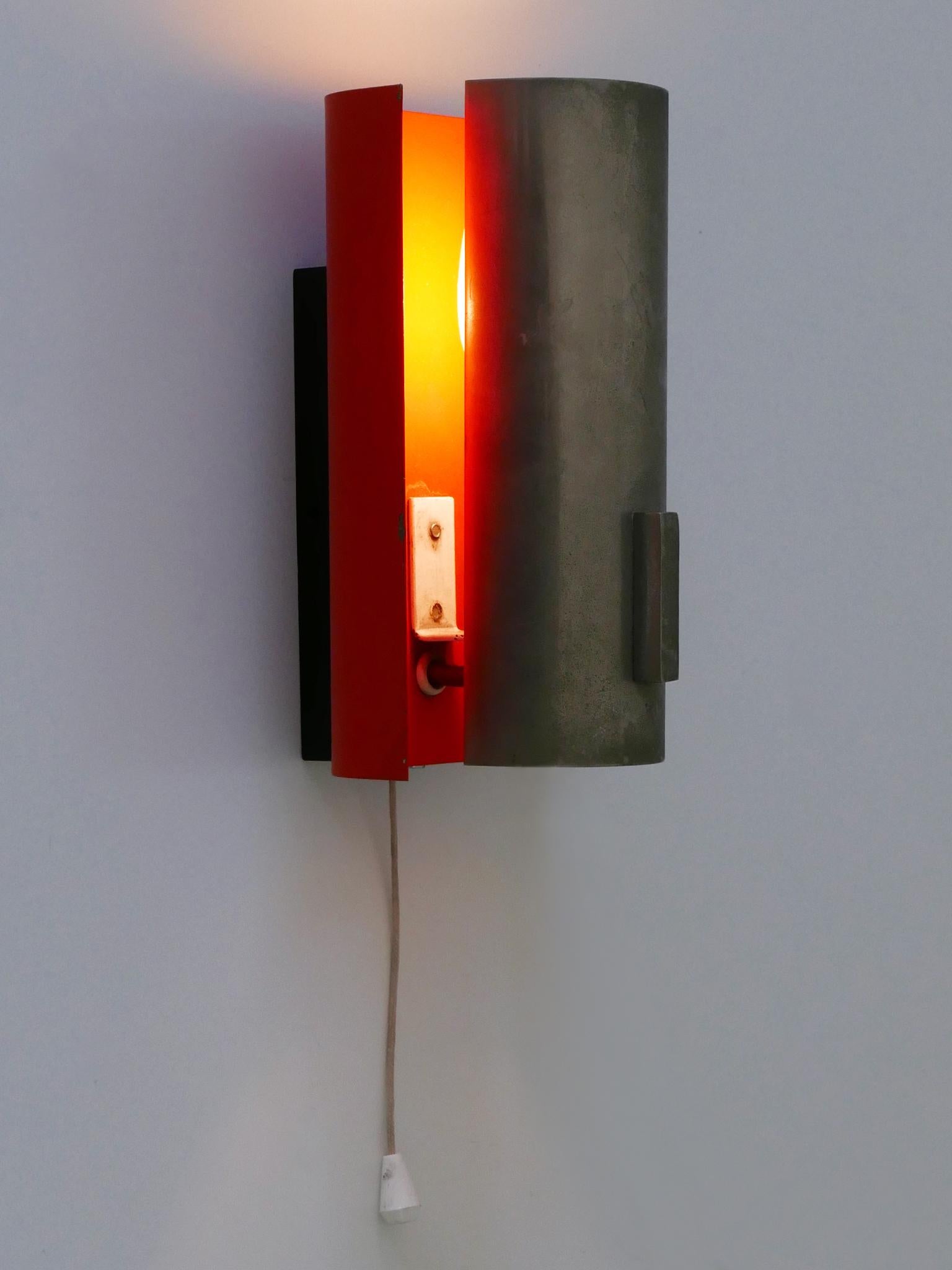 Extrêmement rare applique ou lampe murale du milieu du siècle par Sölken Leuchten Allemagne années 1960 en vente 6