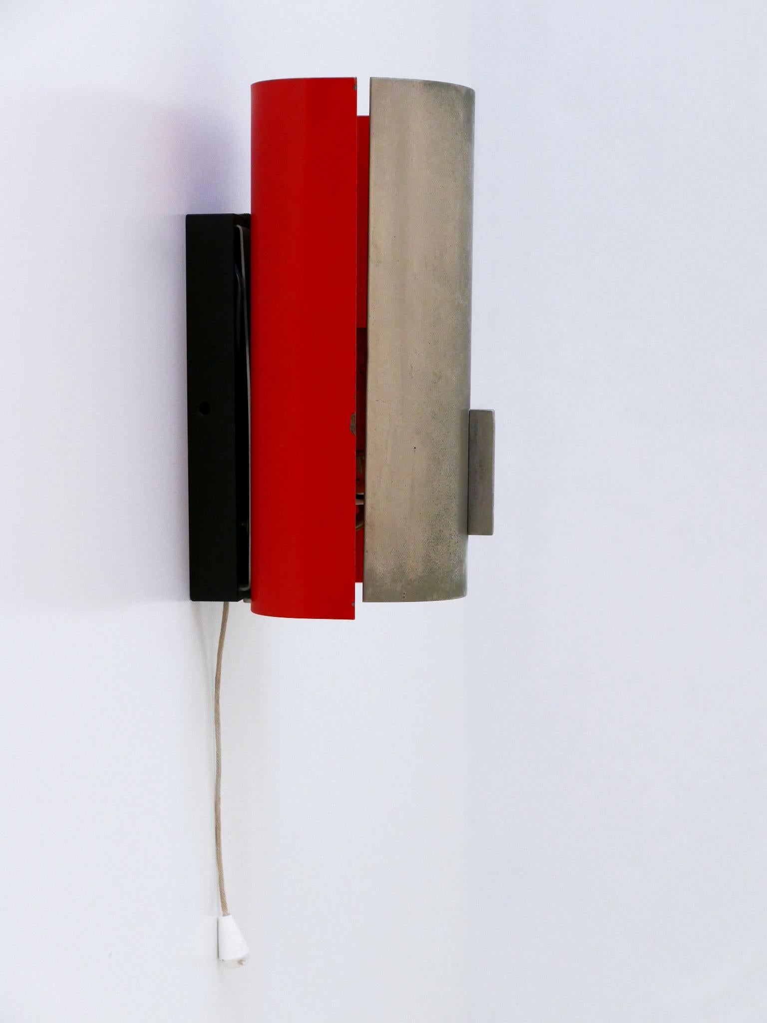 Extrêmement rare applique ou lampe murale du milieu du siècle par Sölken Leuchten Allemagne années 1960 en vente 8
