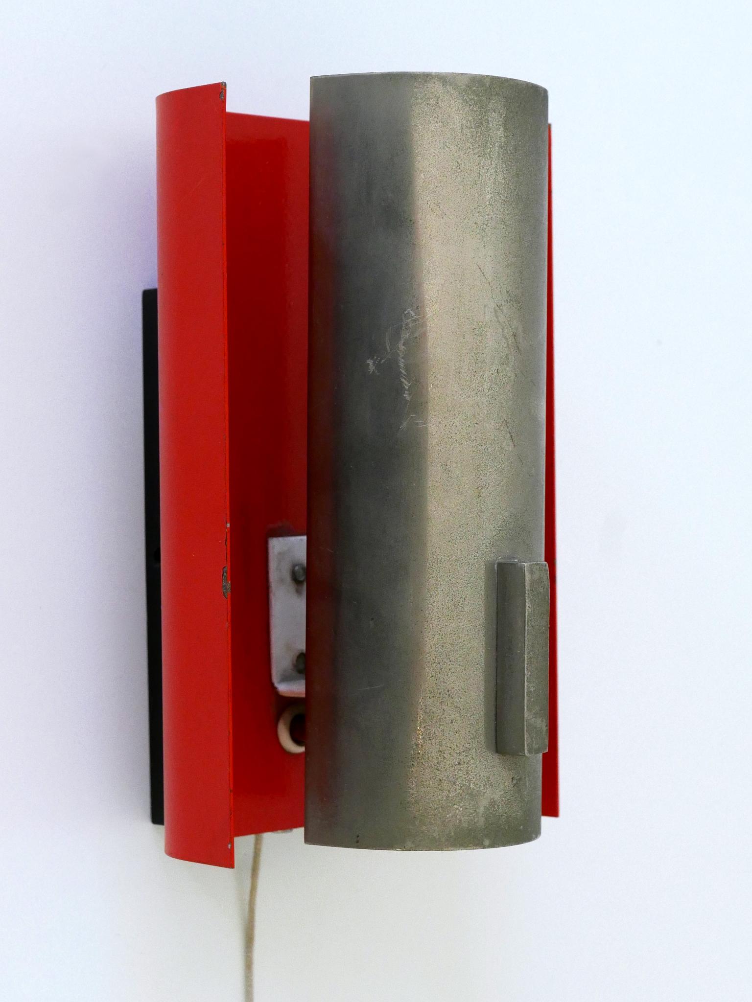 Extrêmement rare applique ou lampe murale du milieu du siècle par Sölken Leuchten Allemagne années 1960 en vente 9
