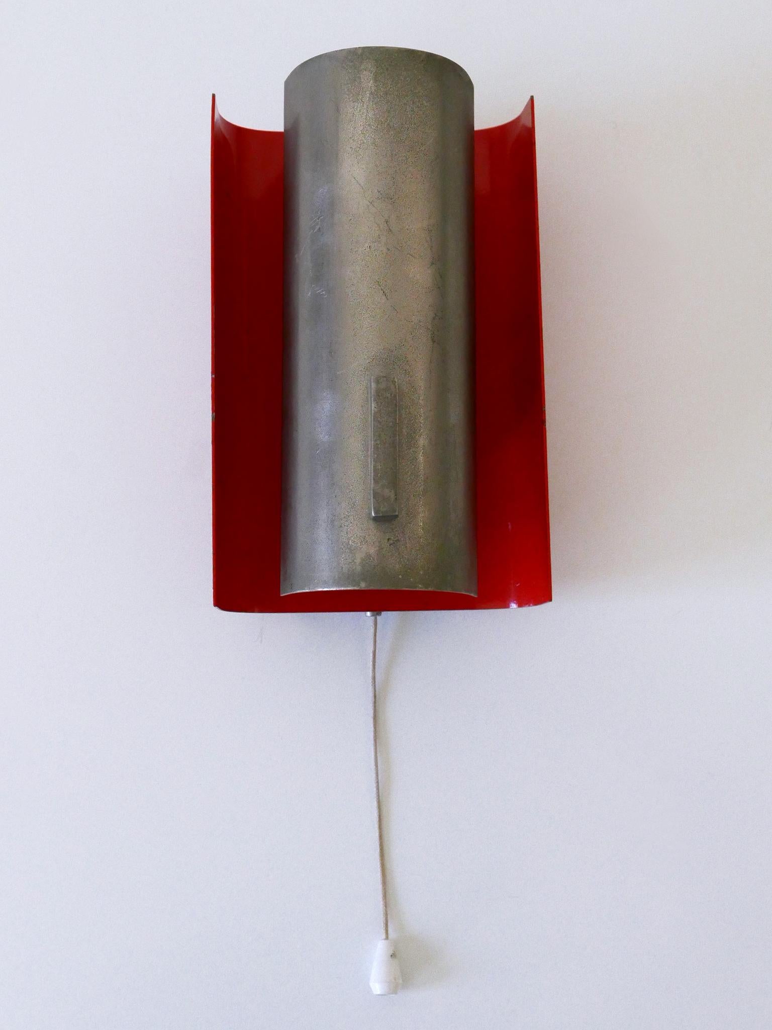 Mid-Century Modern Extrêmement rare applique ou lampe murale du milieu du siècle par Sölken Leuchten Allemagne années 1960 en vente