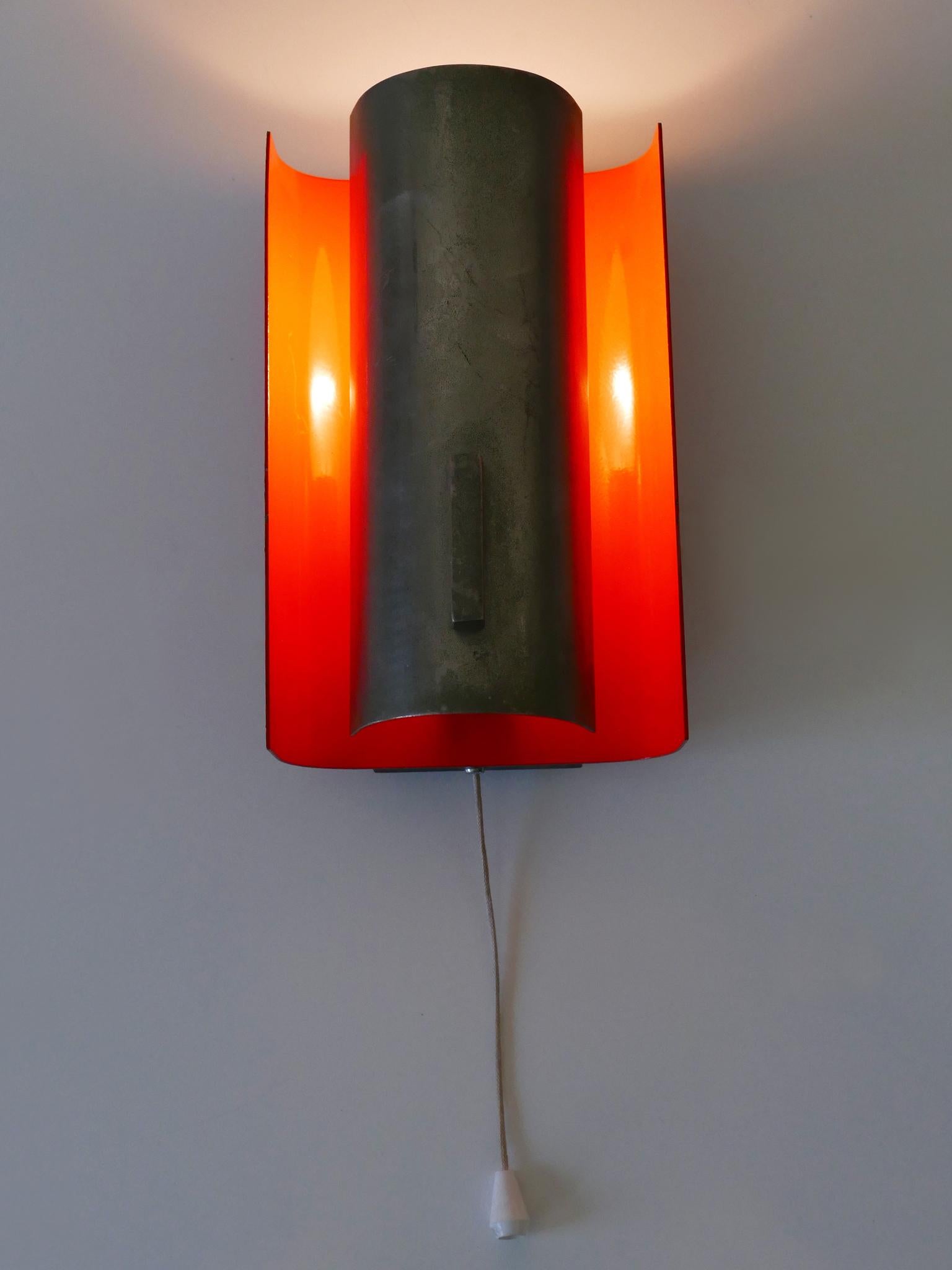 Extrêmement rare applique ou lampe murale du milieu du siècle par Sölken Leuchten Allemagne années 1960 Bon état - En vente à Munich, DE