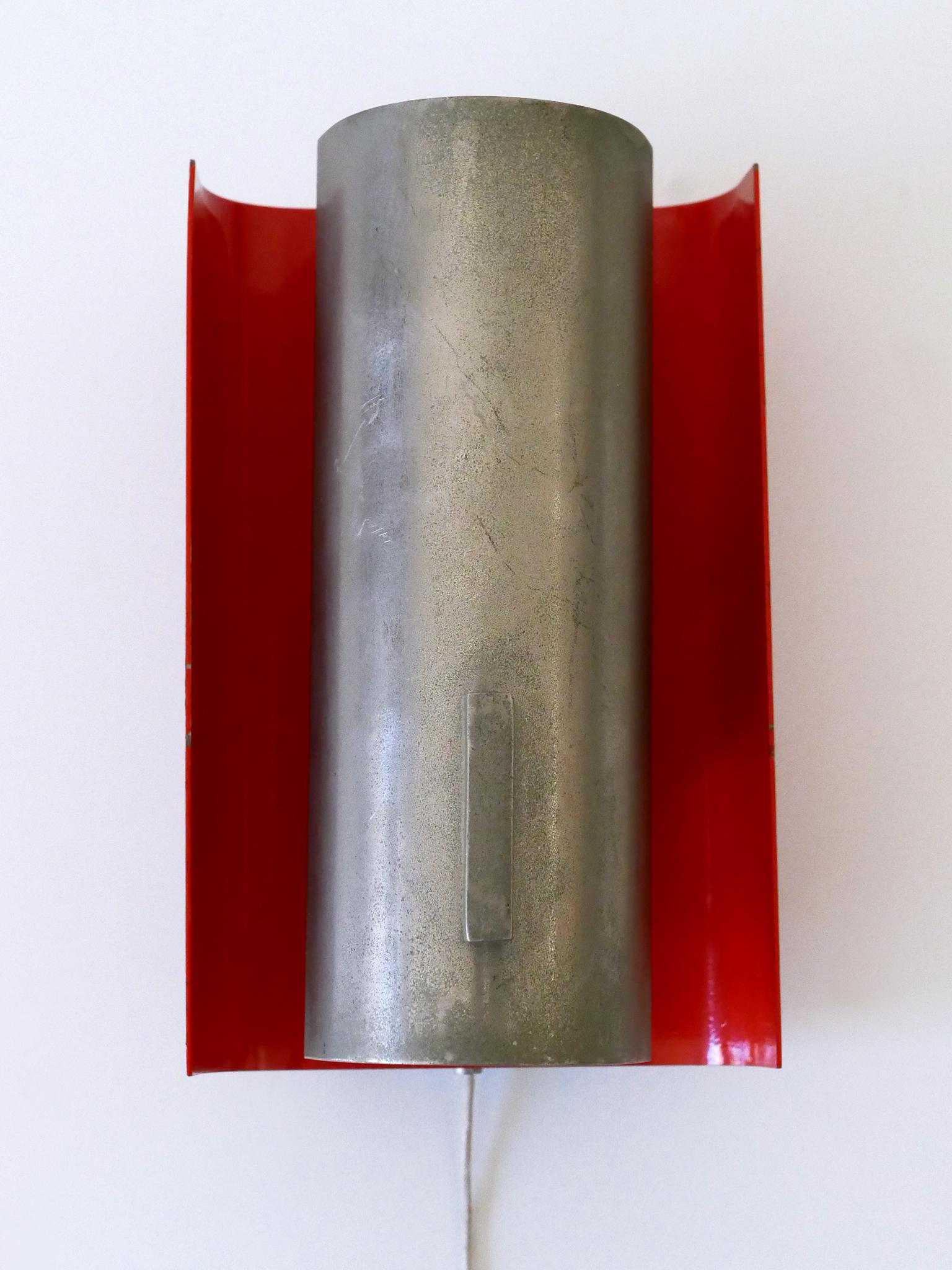 Milieu du XXe siècle Extrêmement rare applique ou lampe murale du milieu du siècle par Sölken Leuchten Allemagne années 1960 en vente