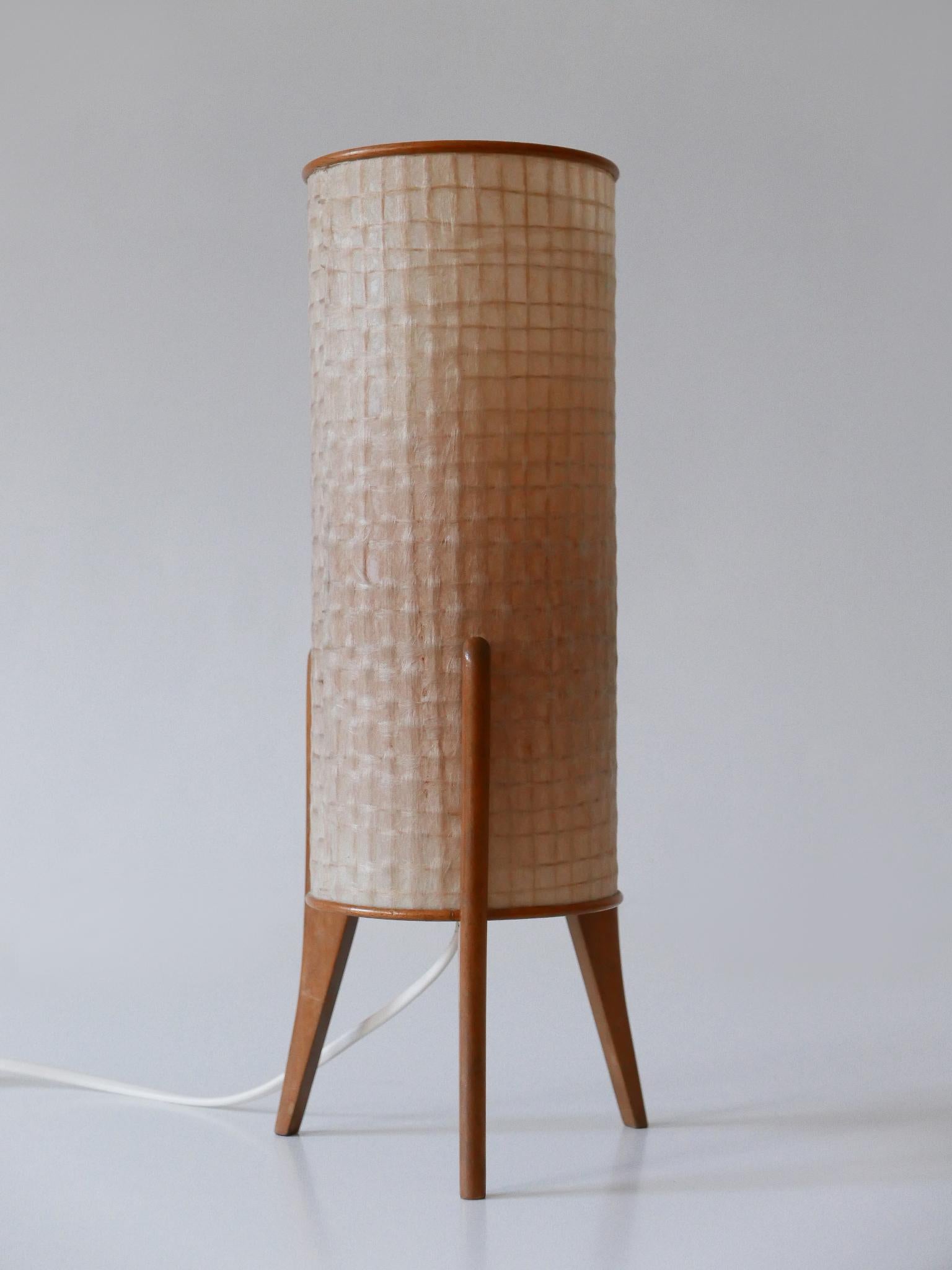 Rarissima lampada da tavolo minimalista Mid-Century Modern Germania 1960s in vendita 3