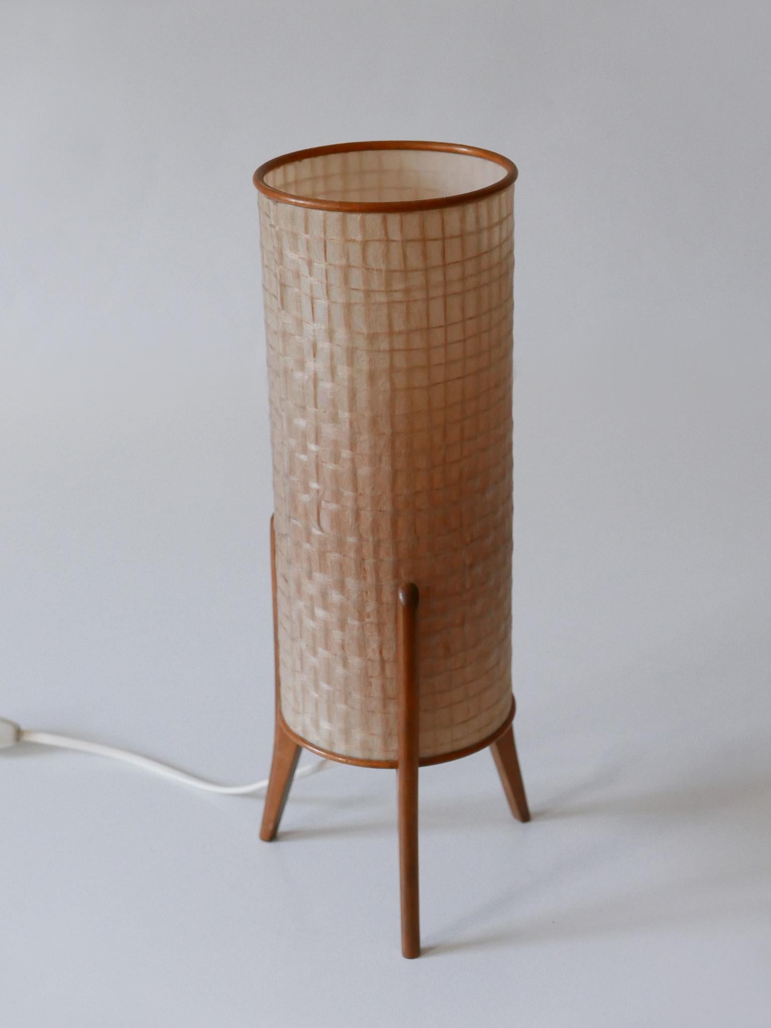 Rarissima lampada da tavolo minimalista Mid-Century Modern Germania 1960s in vendita 5