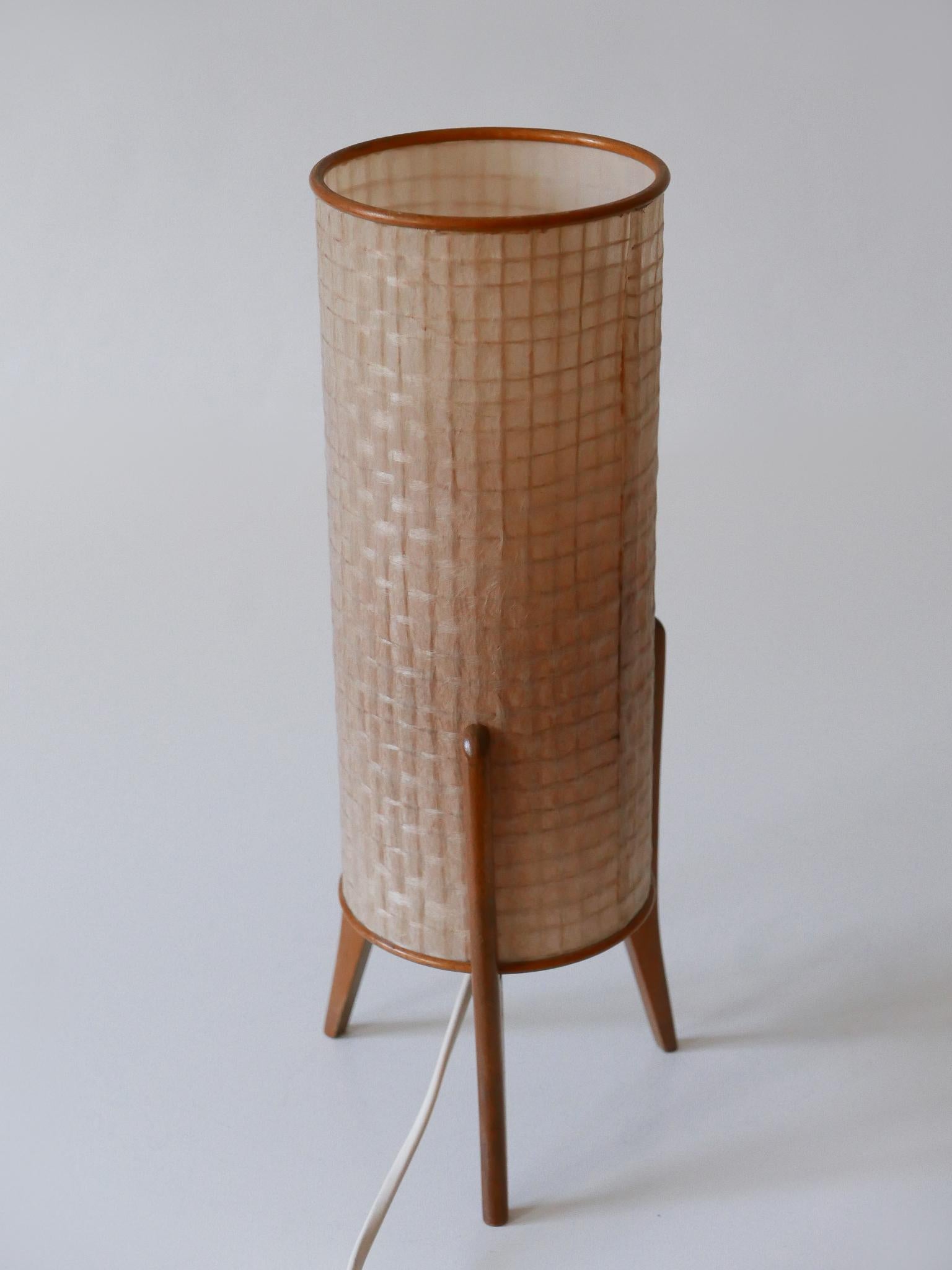 Rarissima lampada da tavolo minimalista Mid-Century Modern Germania 1960s in vendita 6