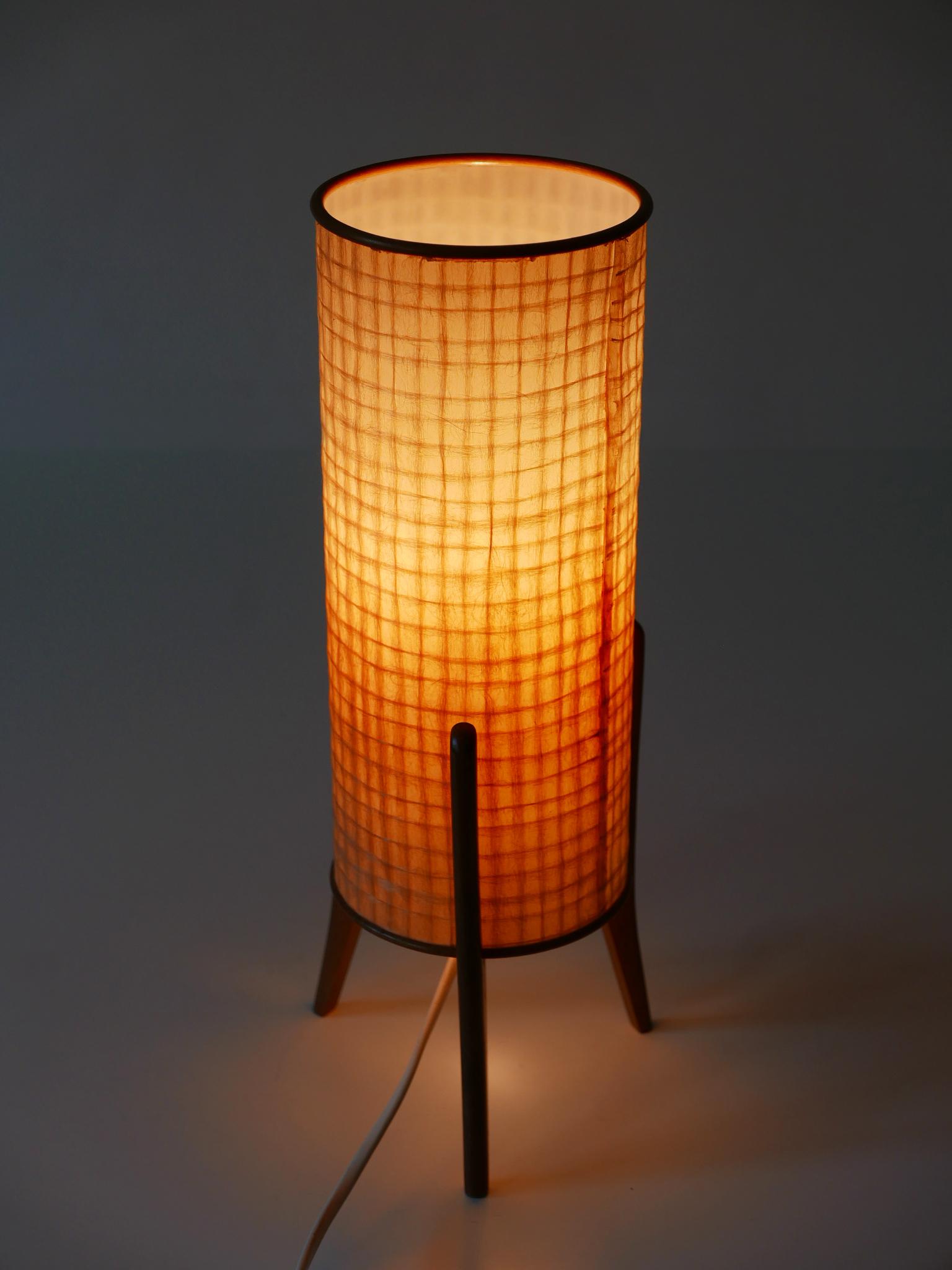 Rarissima lampada da tavolo minimalista Mid-Century Modern Germania 1960s in vendita 7