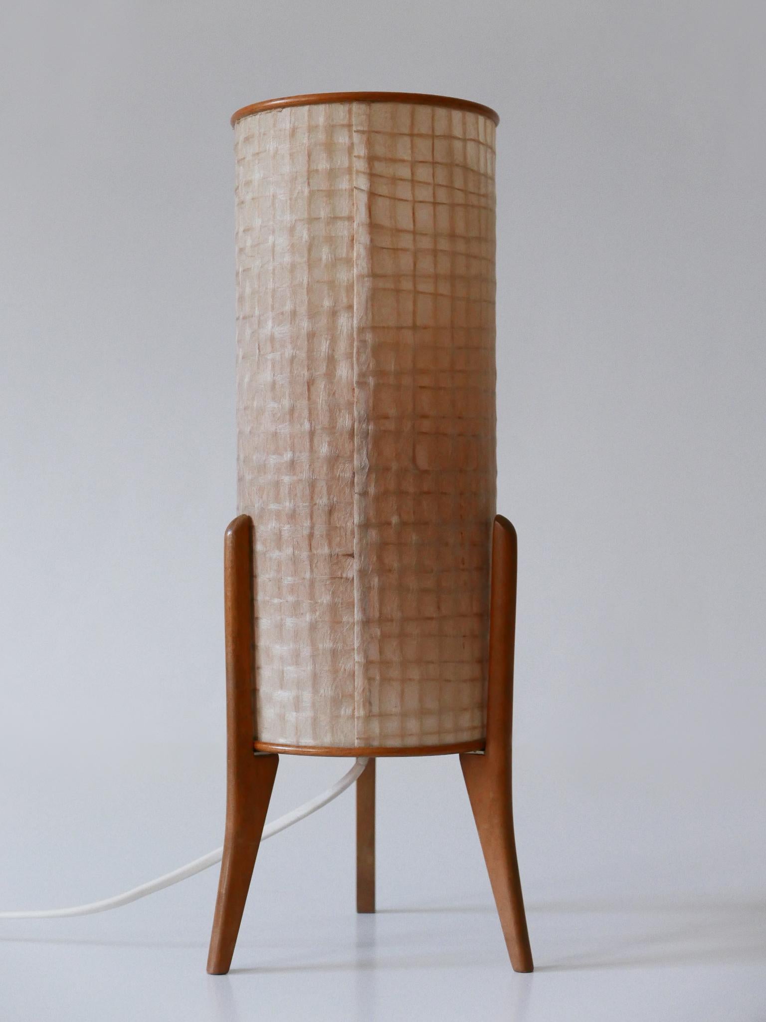 Rarissima lampada da tavolo minimalista Mid-Century Modern Germania 1960s in vendita 8