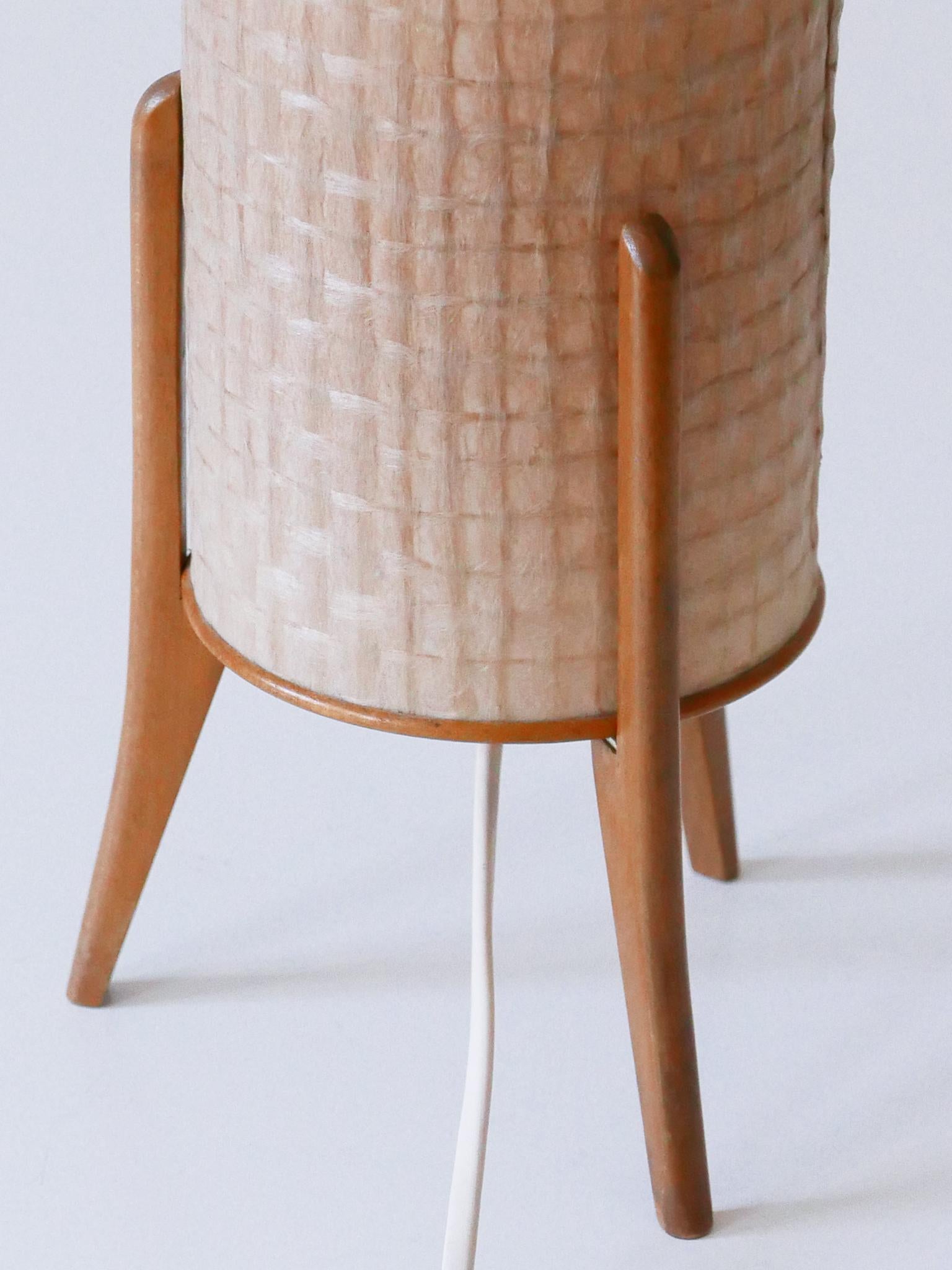 Rarissima lampada da tavolo minimalista Mid-Century Modern Germania 1960s in vendita 12