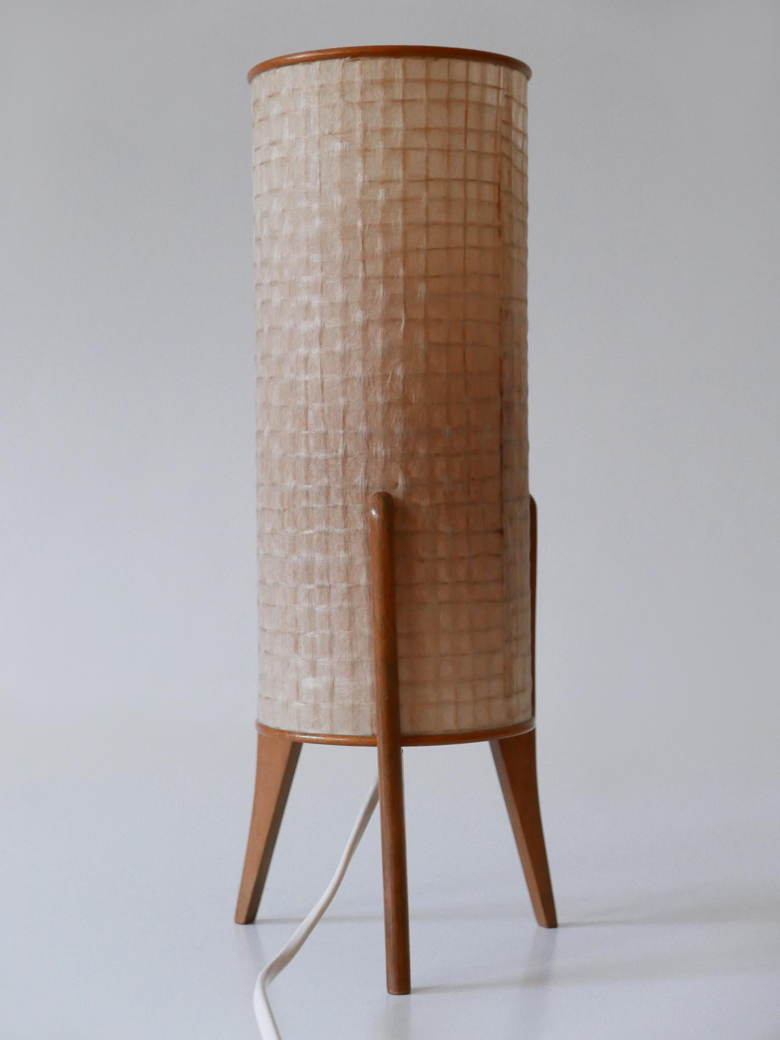 Rarissima lampada da tavolo minimalista Mid-Century Modern Germania 1960s in vendita 1