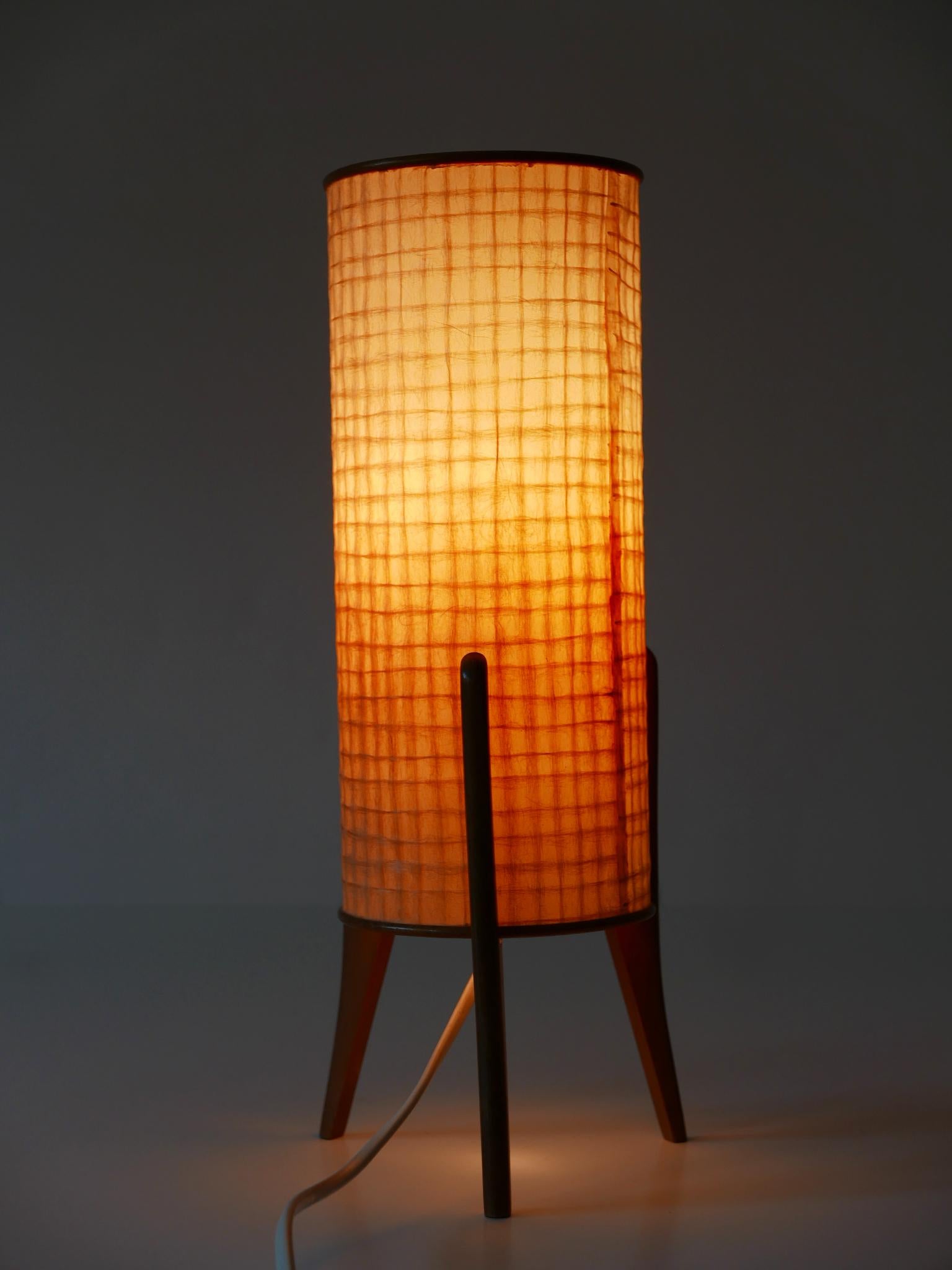 Rarissima lampada da tavolo minimalista Mid-Century Modern Germania 1960s in vendita 2