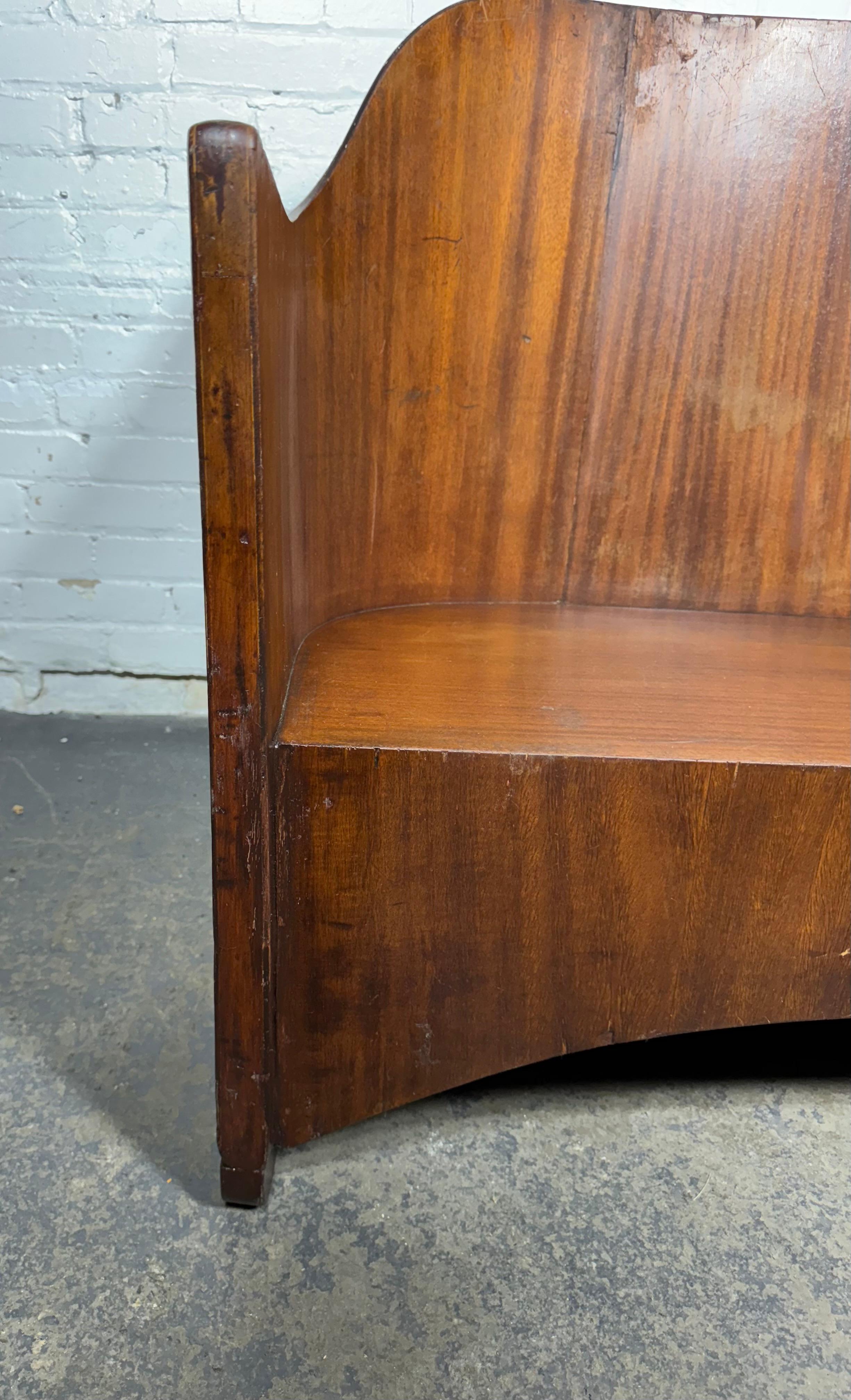 Extremely Rare Modernist Art Deco Settee/Bench by Walter von Nessen c.1929 For Sale 6