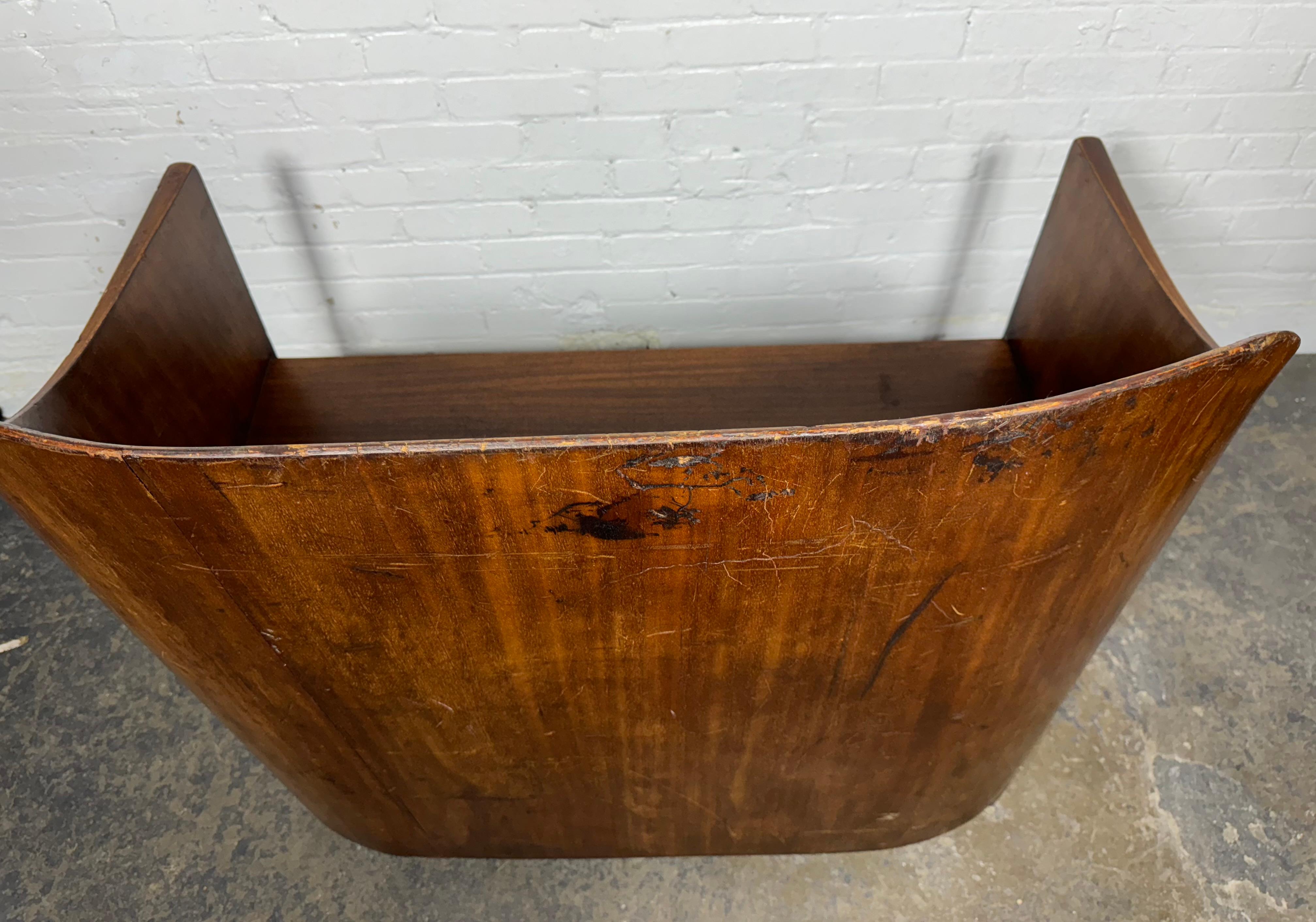 Extremely Rare Modernist Art Deco Settee/Bench by Walter von Nessen c.1929 In Good Condition For Sale In Buffalo, NY