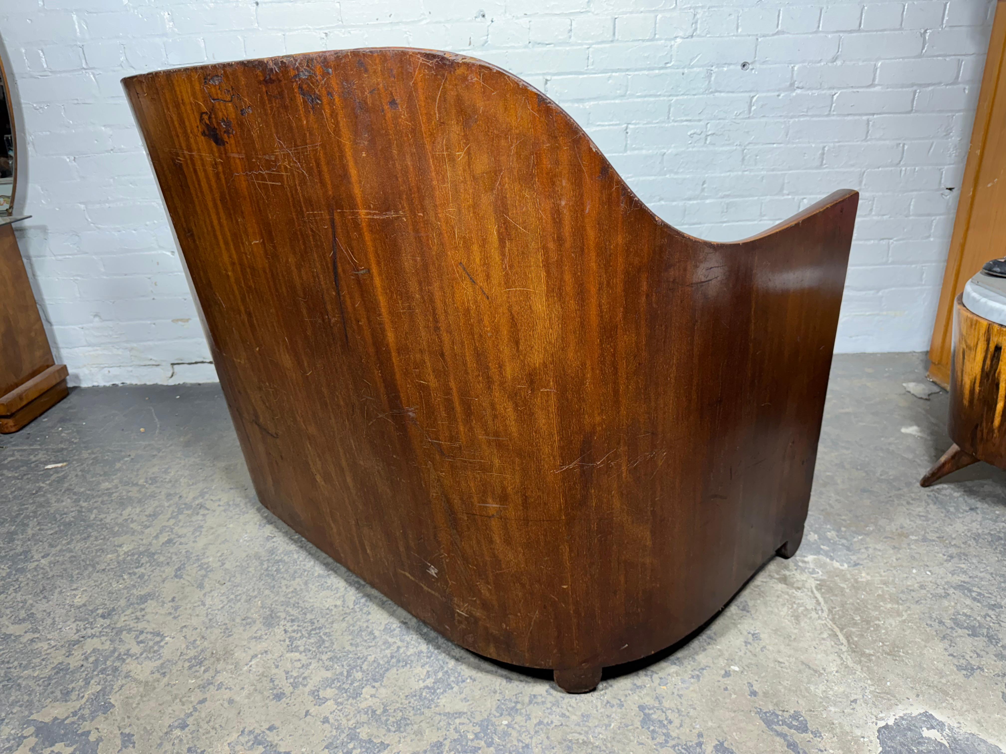 Extremely Rare Modernist Art Deco Settee/Bench by Walter von Nessen c.1929 For Sale 1