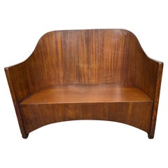 Settee/Bench Art Déco moderniste extrêmement rare de Walter von Nessen vers 1929