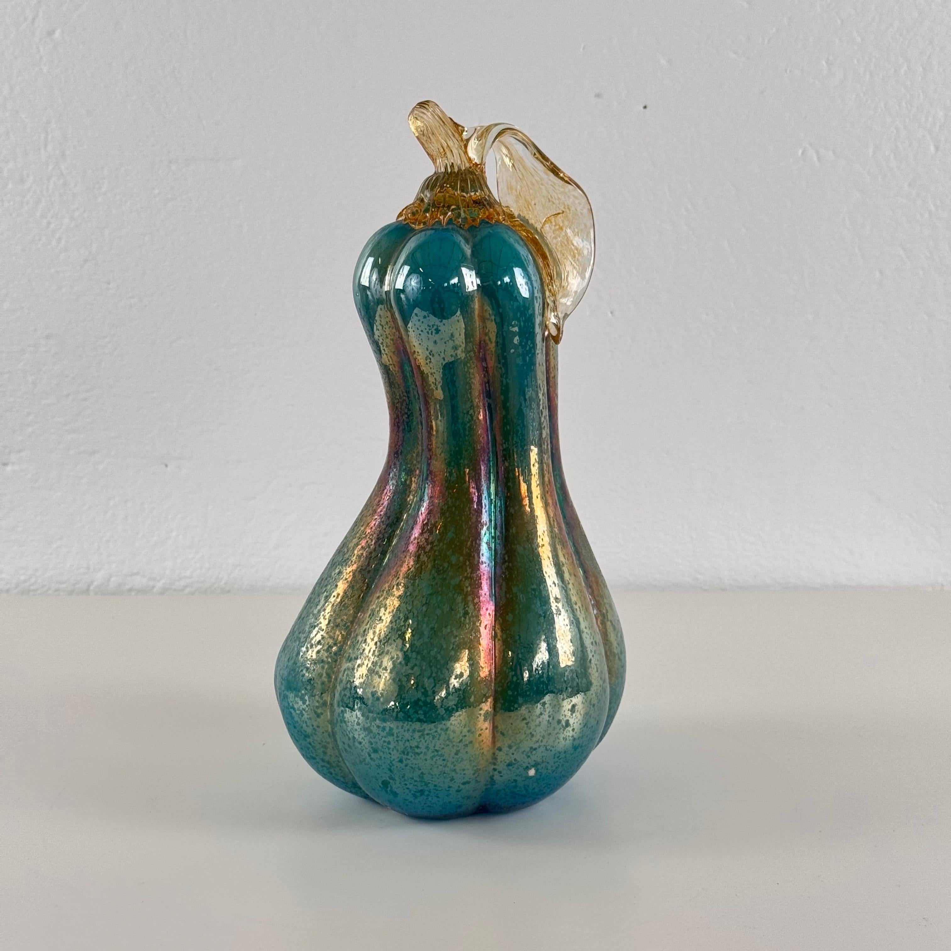 Art déco Rarissime citrouille en verre de Murano par Carlo Scarpa pour M.V.M. Cappellin, années 1920 en vente