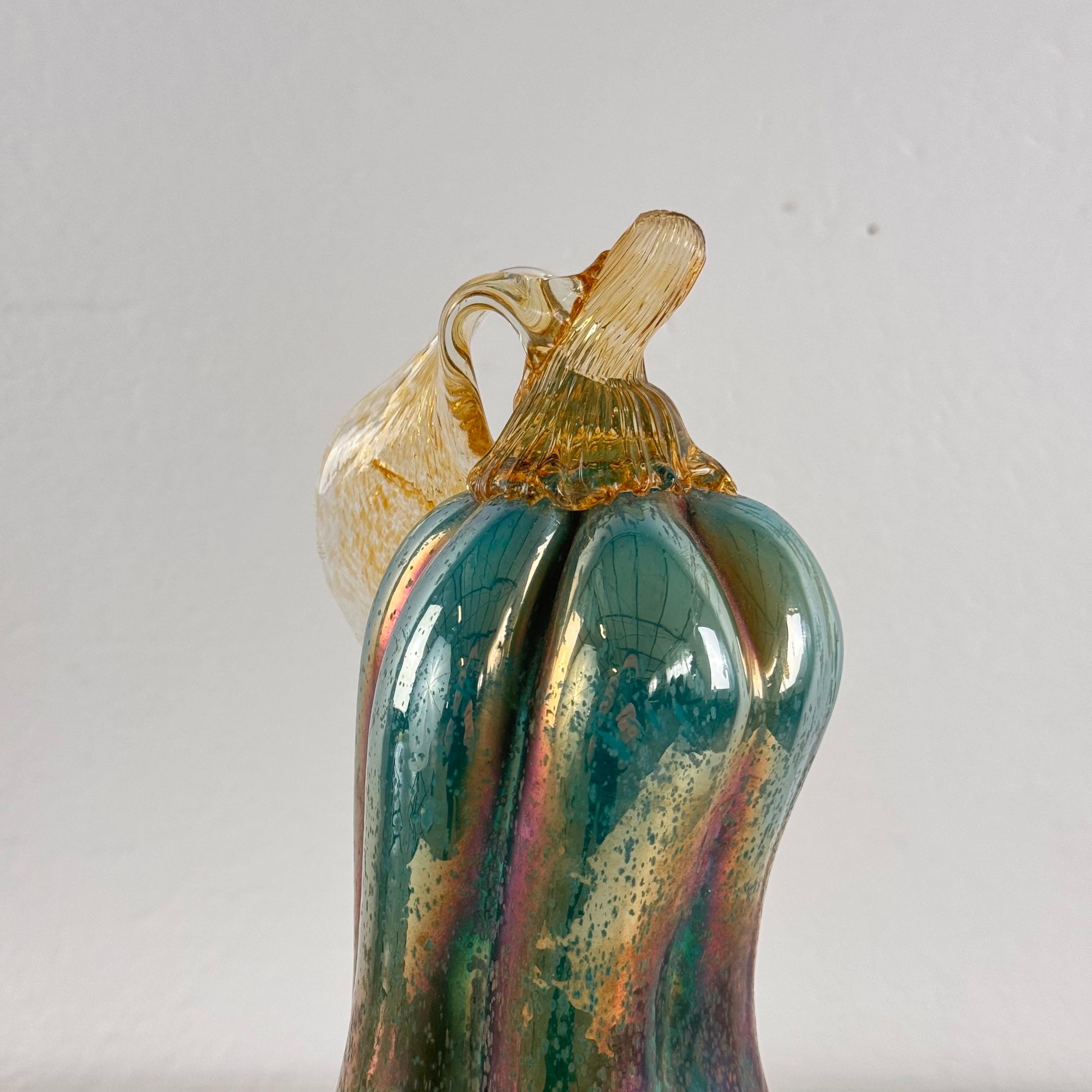 Rarissime citrouille en verre de Murano par Carlo Scarpa pour M.V.M. Cappellin, années 1920 Bon état - En vente à Bagnolo Mella, Brescia