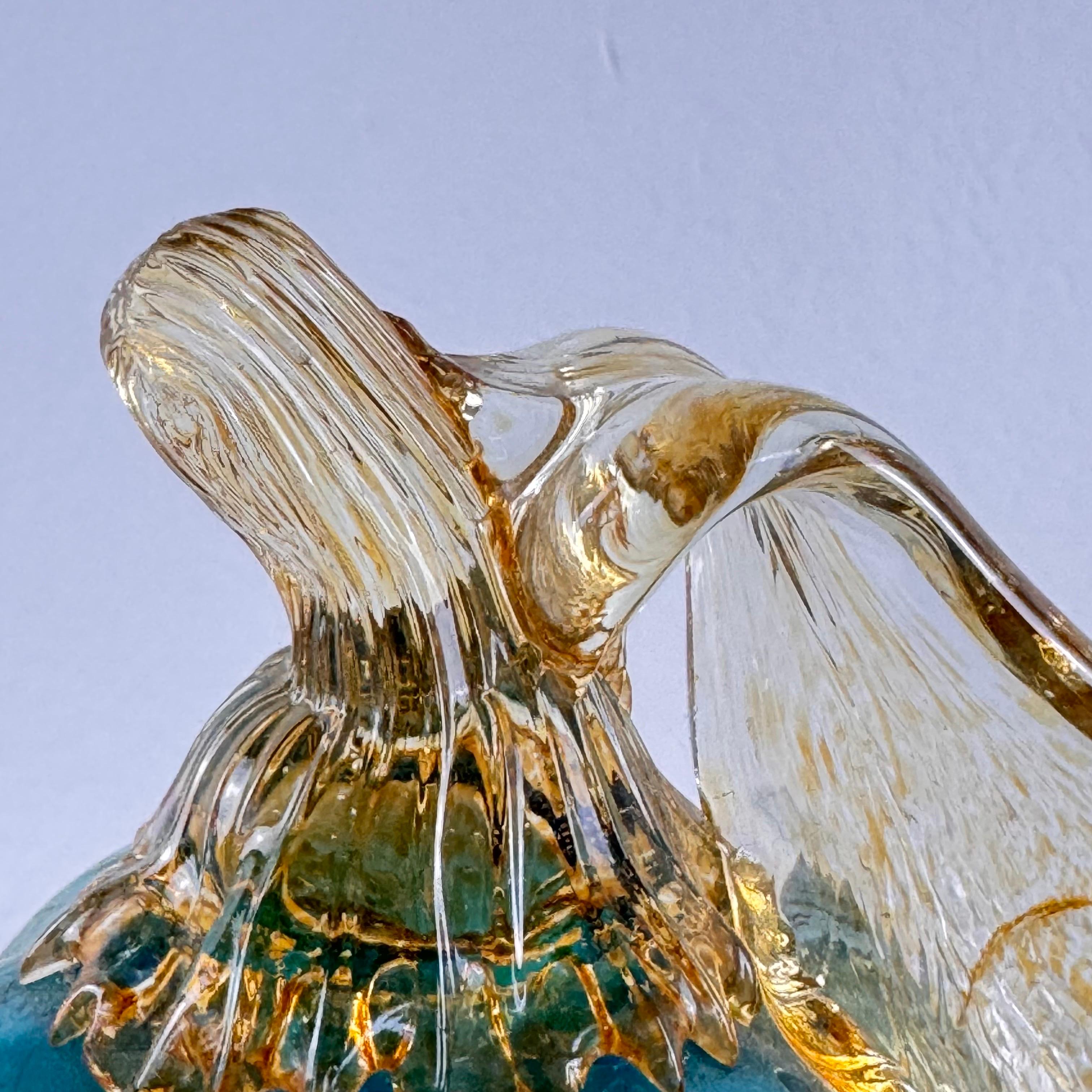 Début du 20ème siècle Rarissime citrouille en verre de Murano par Carlo Scarpa pour M.V.M. Cappellin, années 1920 en vente
