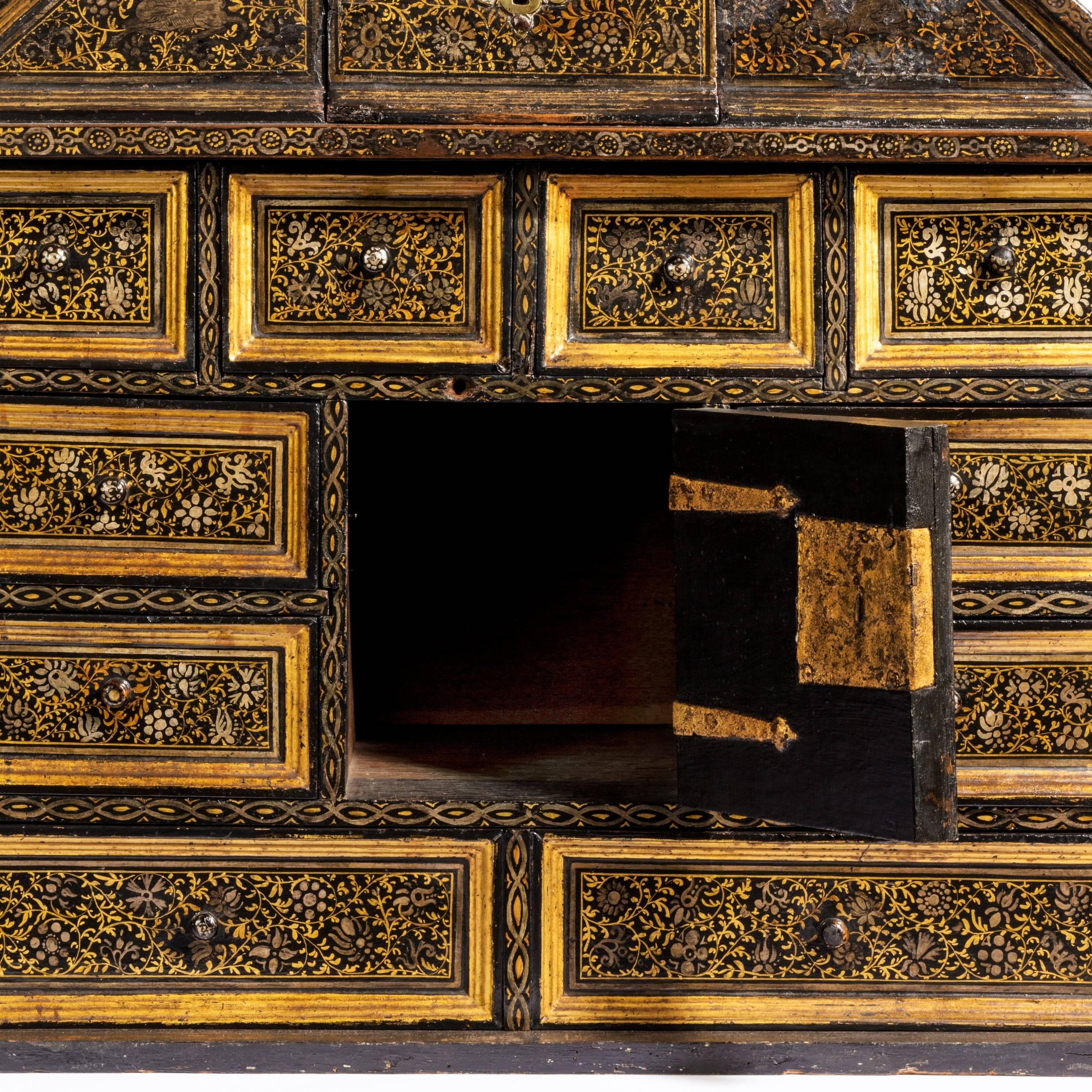 Extremely Rare Museum Quality English Table Cabinet, circa 1620 7