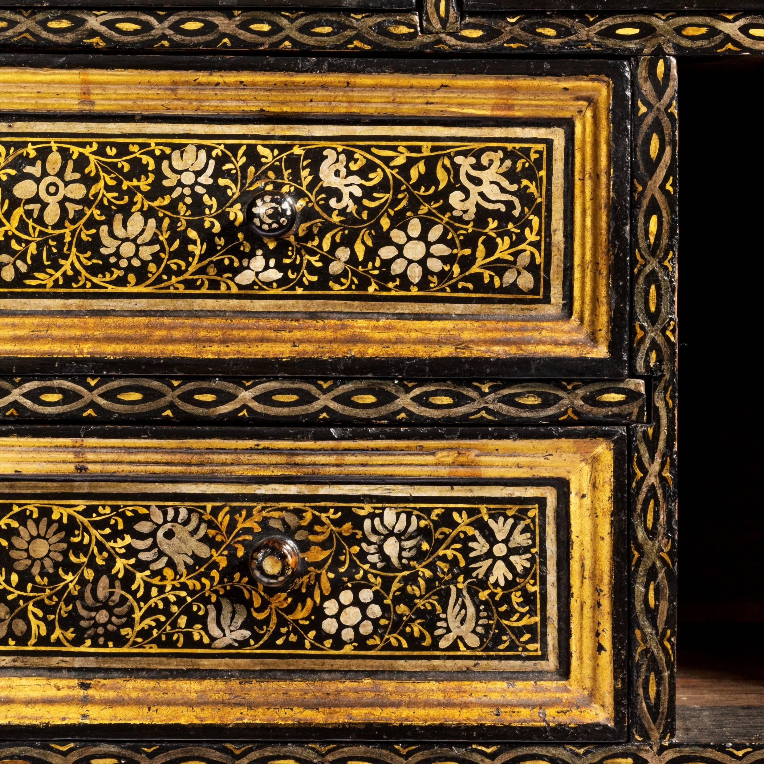 Extremely Rare Museum Quality English Table Cabinet, circa 1620 8