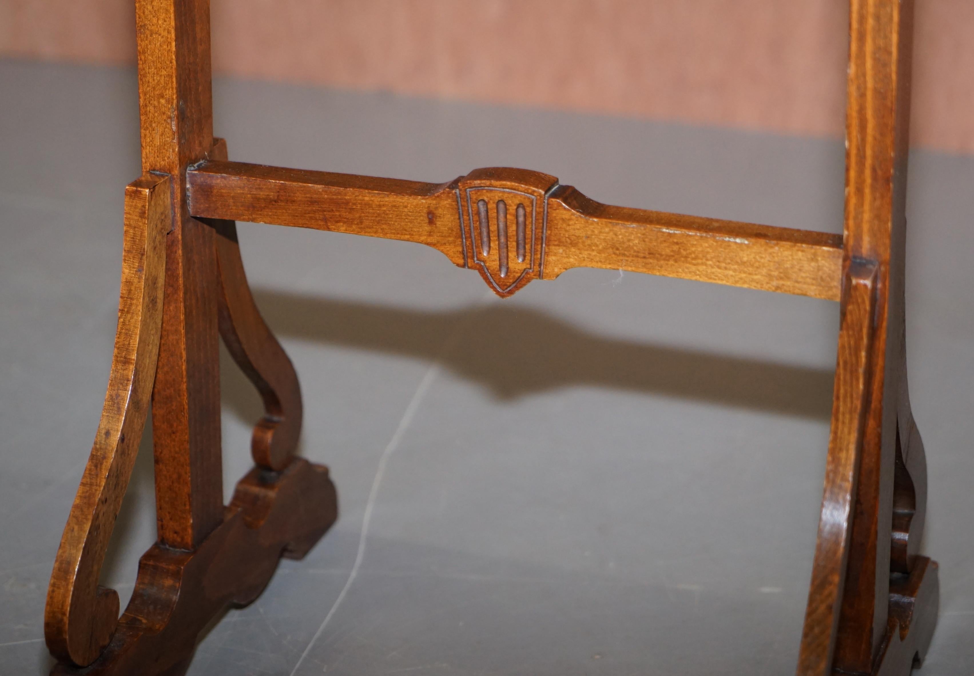 Extremely Rare Nest of Four Emile Galle Specimen Wood Tables Art Nouveau 4 For Sale 14
