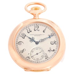 Extremely Rare Patek Philippe 14K Rose Gold Pocket Watch