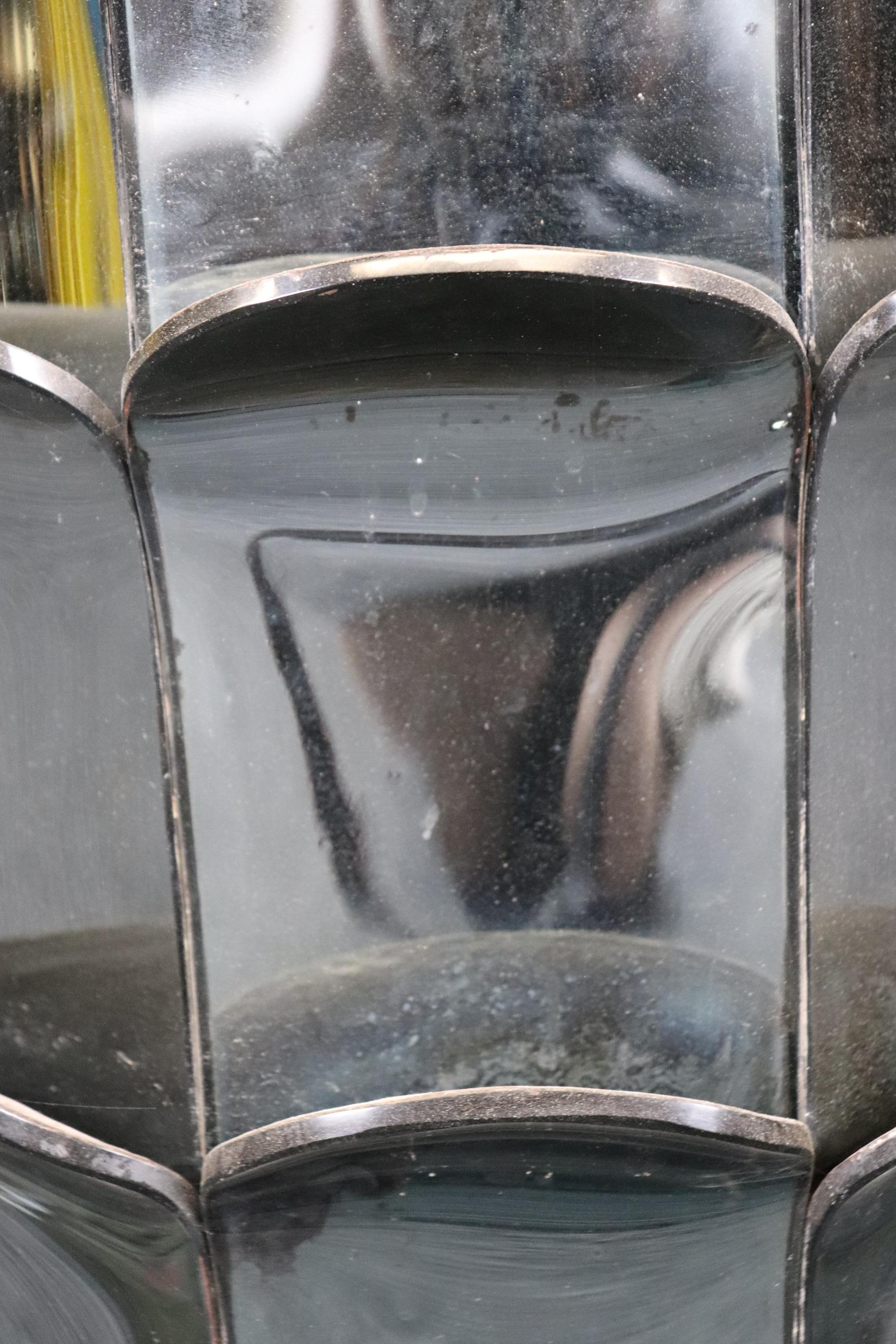 Extremely Rare Period French Art Deco Smoked Mirror Console Table Circa 1920s 5